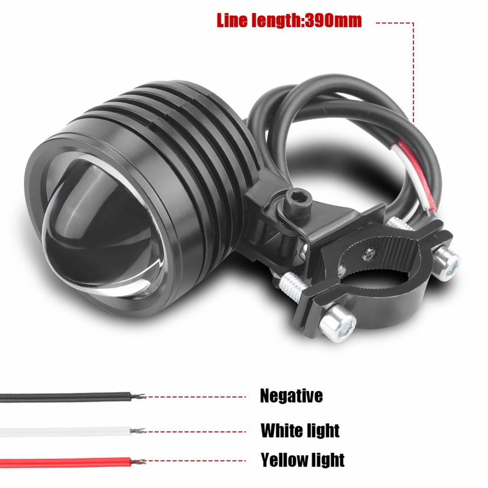 Foco LED Para Motocicleta, Luz Antiniebla Conducción Haz Alto Y Bajo, Lámparas Auxiliares Para Camiones, SUV Moto Coche, UTV Faros De Motocicleta