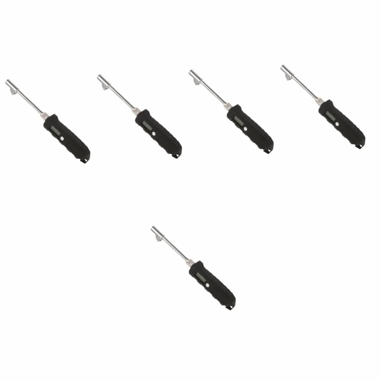 Mobestech 5piezas Medidor Digital De Presión De Neumáticos De Alta Precisión Herramienta Portátil Para Medición De Presión De Neumáticos De Camiones y Vehículos