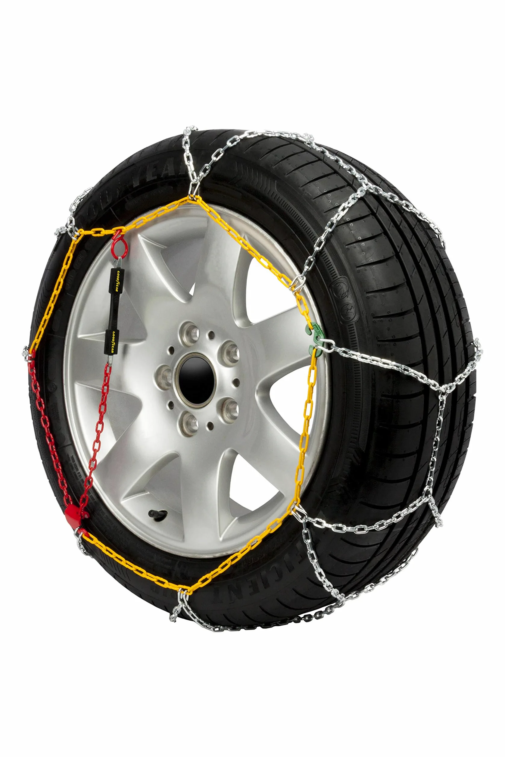 Goodyear Cadenas de Nieve Metálicas 9 mm 130 Tensor Automático