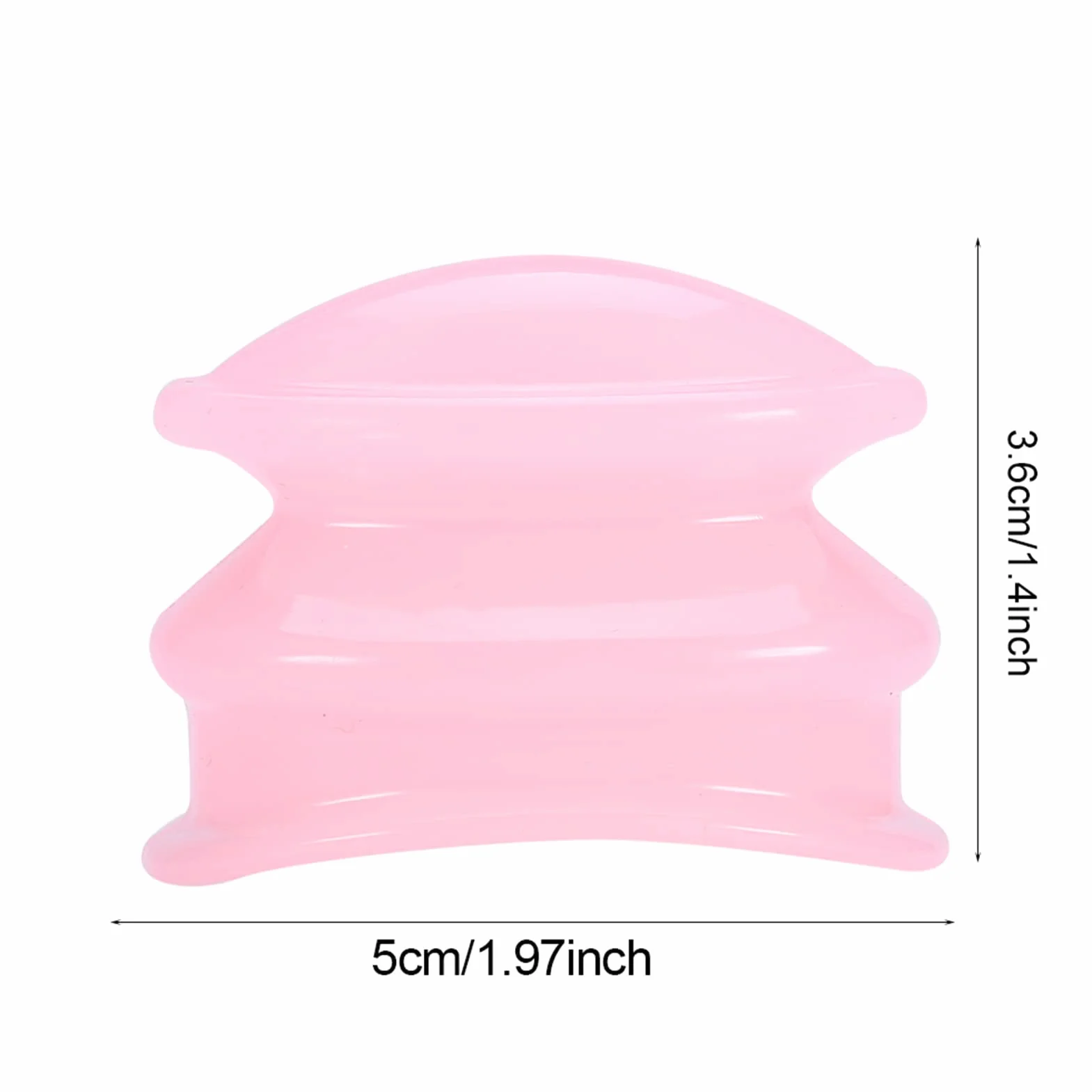 Lip Plumper Portátil Reutilizable Pink Maquillaje para Viajes y Hogar