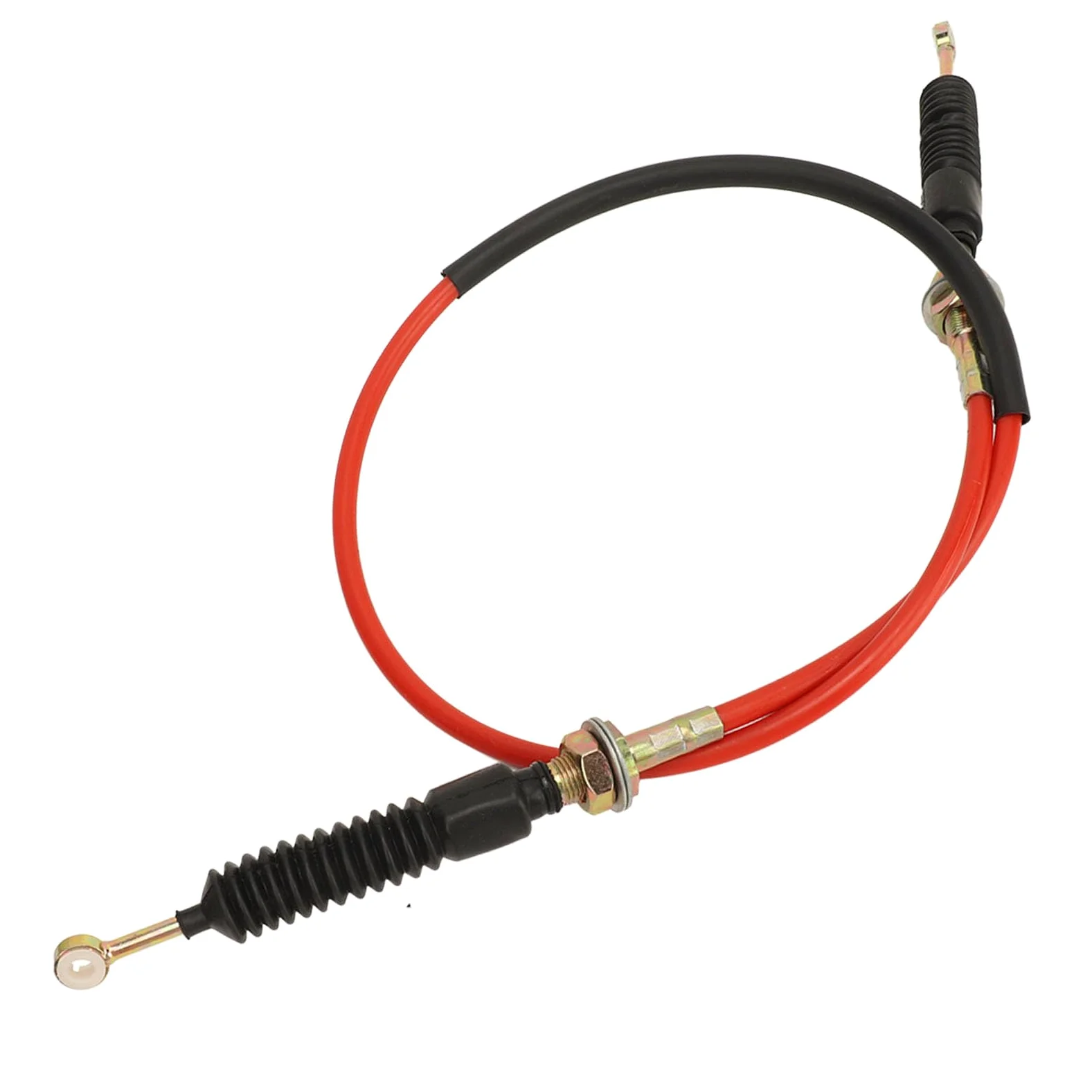 Tbest Cable de Transmisión de Marcha Atrás, Línea de de Marchas, Construcción Duradera de Aleación de Acero con Funda de PVC para Go Karts de hasta 250