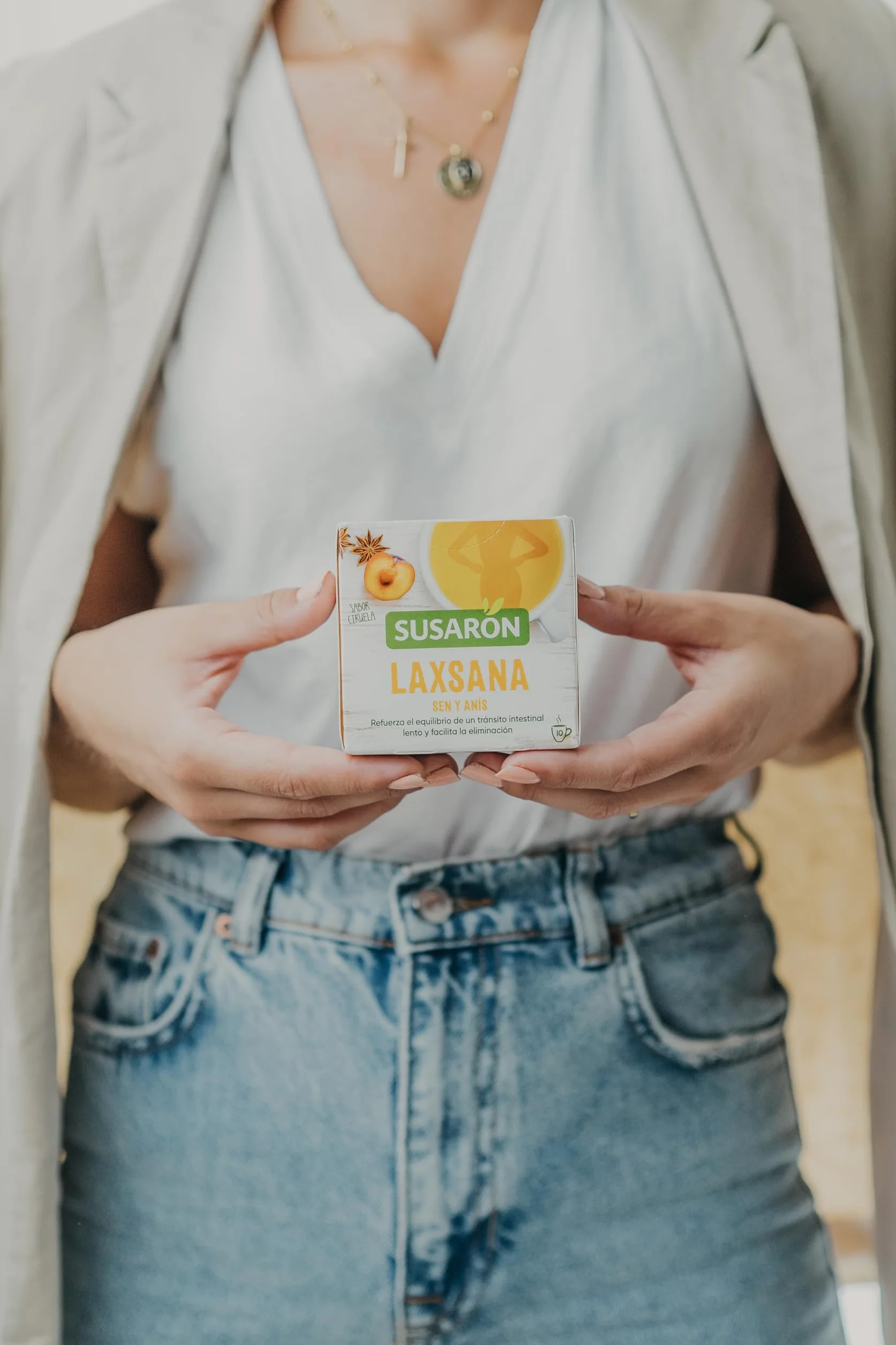 Susarón Infusión Laxsana Sen y Anís Sabor Ciruela Caja 10 bolsitas