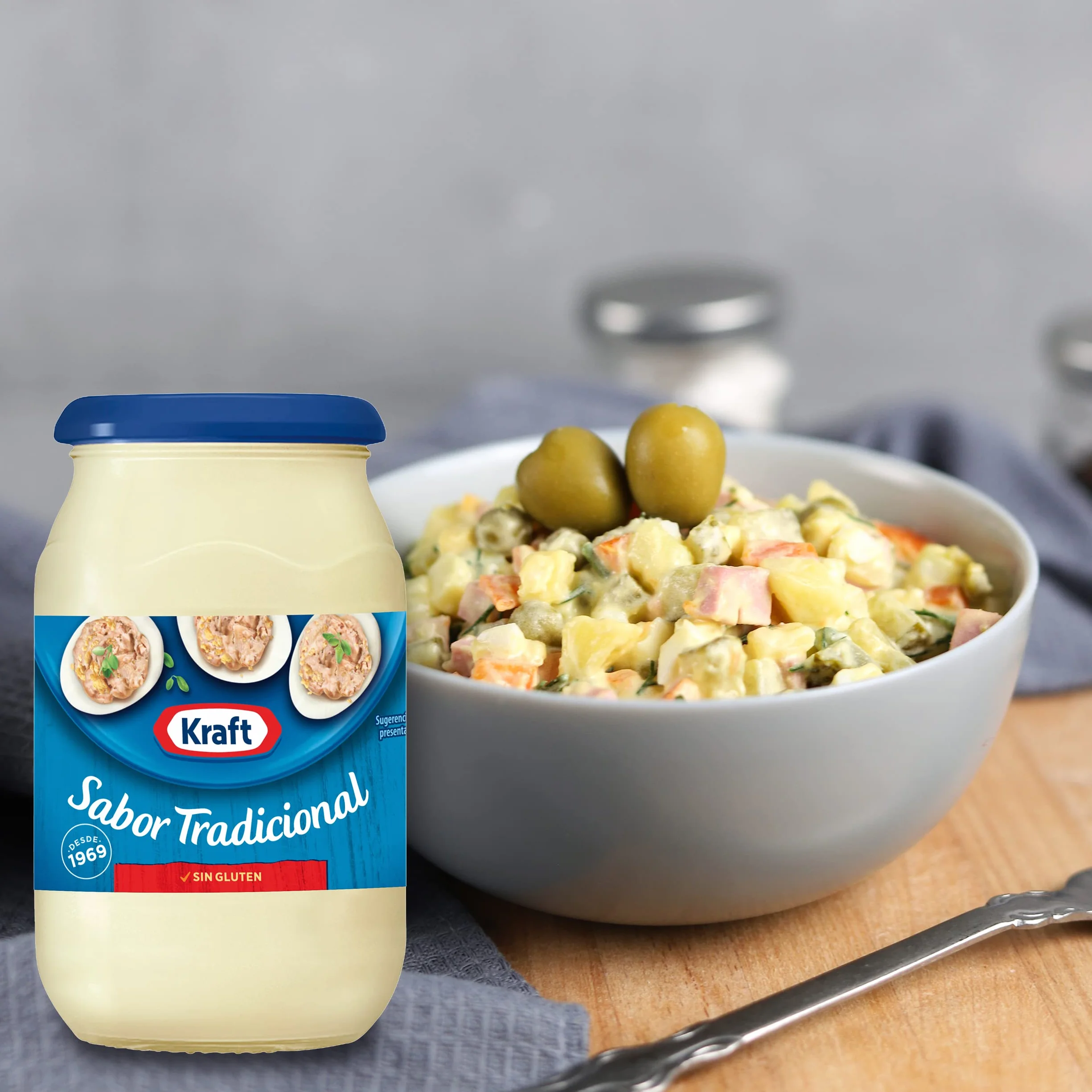 Kraft Salsa Mayonesa Sabor Tradicional Frasco 500ml