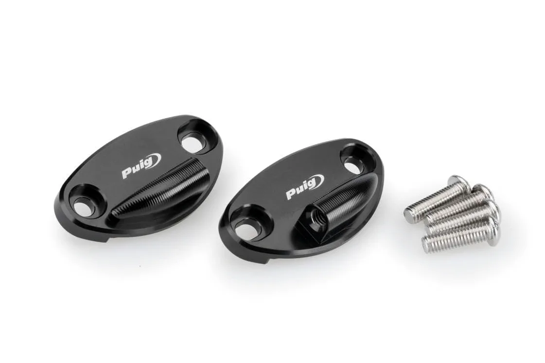 Puig 22041N Tapas Retrovisores con Intermitente Tab LED homologados, Negro