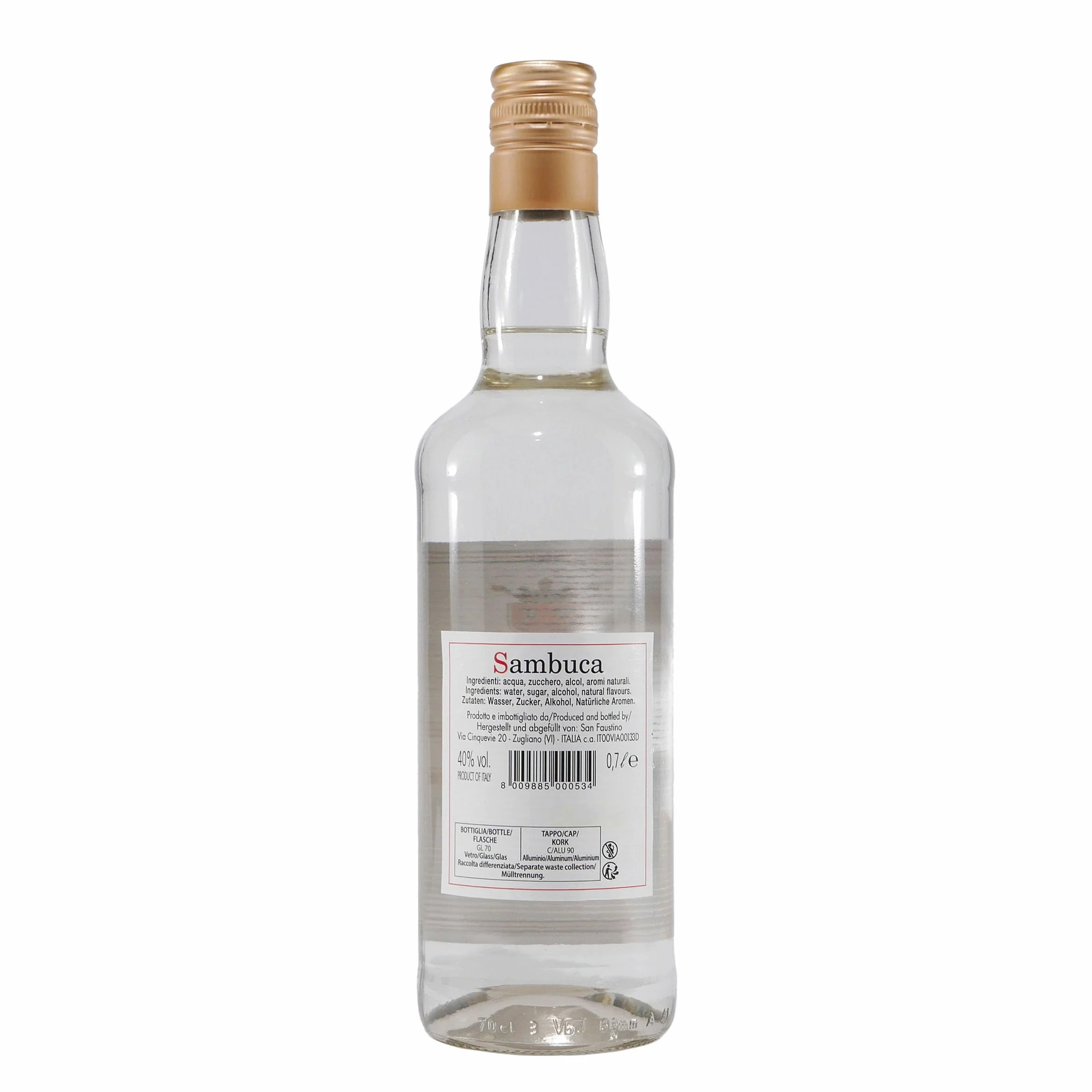 Sambuca Bianca 0,7L 40% Vol.