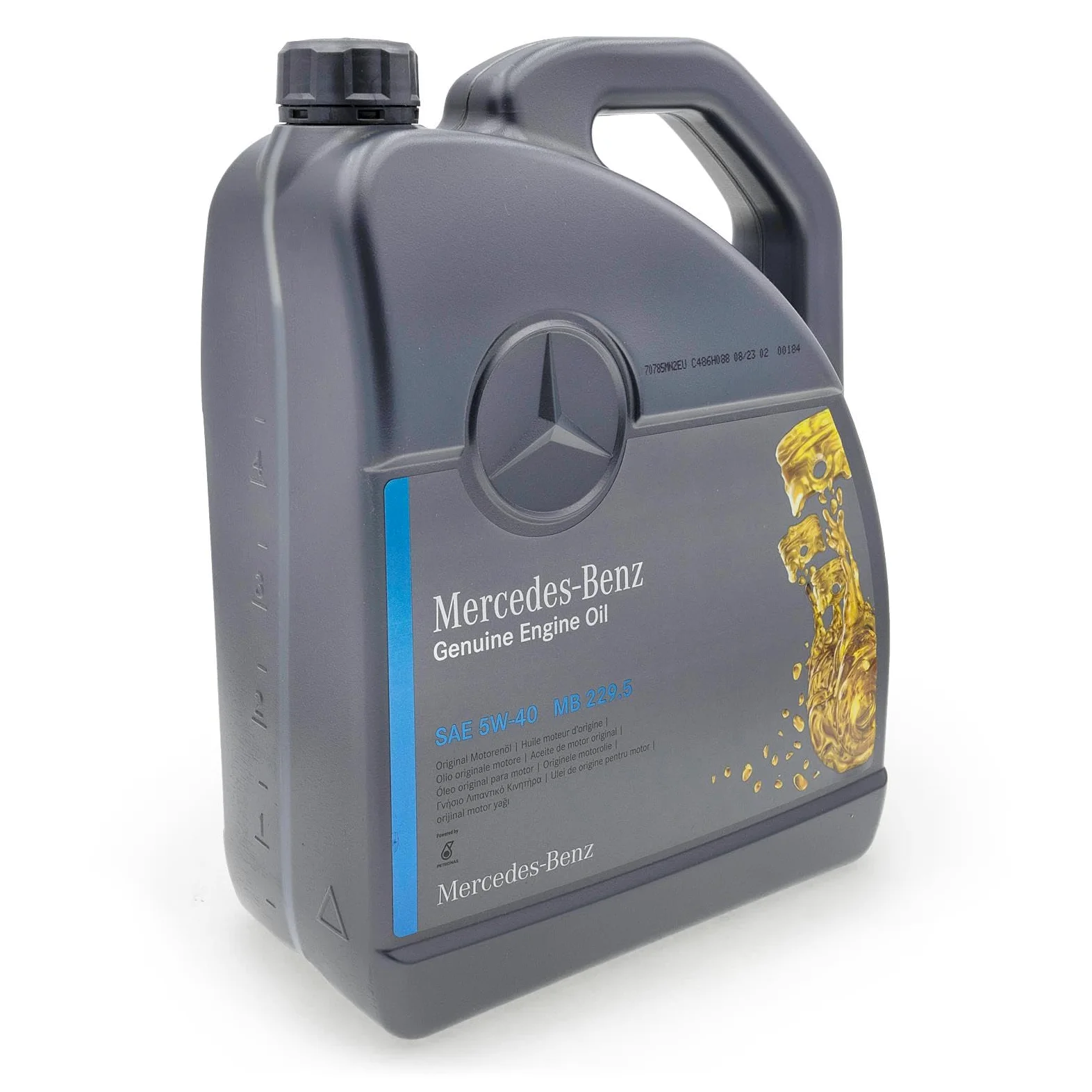 Mercedes-Benz 5W-40 MB 229.5 - Set de aceite de motor original de 10 litros
