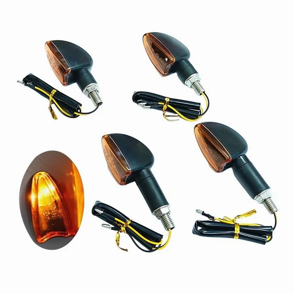 Luces Señal Giro Intermitentes LED Para Motocicleta, Forma | Intermitentes LED Para Motocicleta, Forma Triangular, Universales, Para Todas Las Motocicletas, Luz Indicadora Intermitente