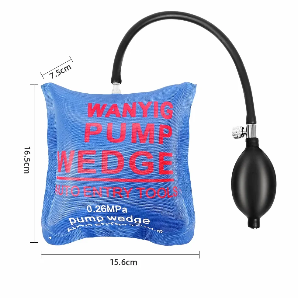 WANYI 4 Piezas Air Pump Wedge Bomba de aire para puerta o ventana de coche Herramienta de alineación de la cuña del aire de la bomba Herramientas de mano potentes para uso universal