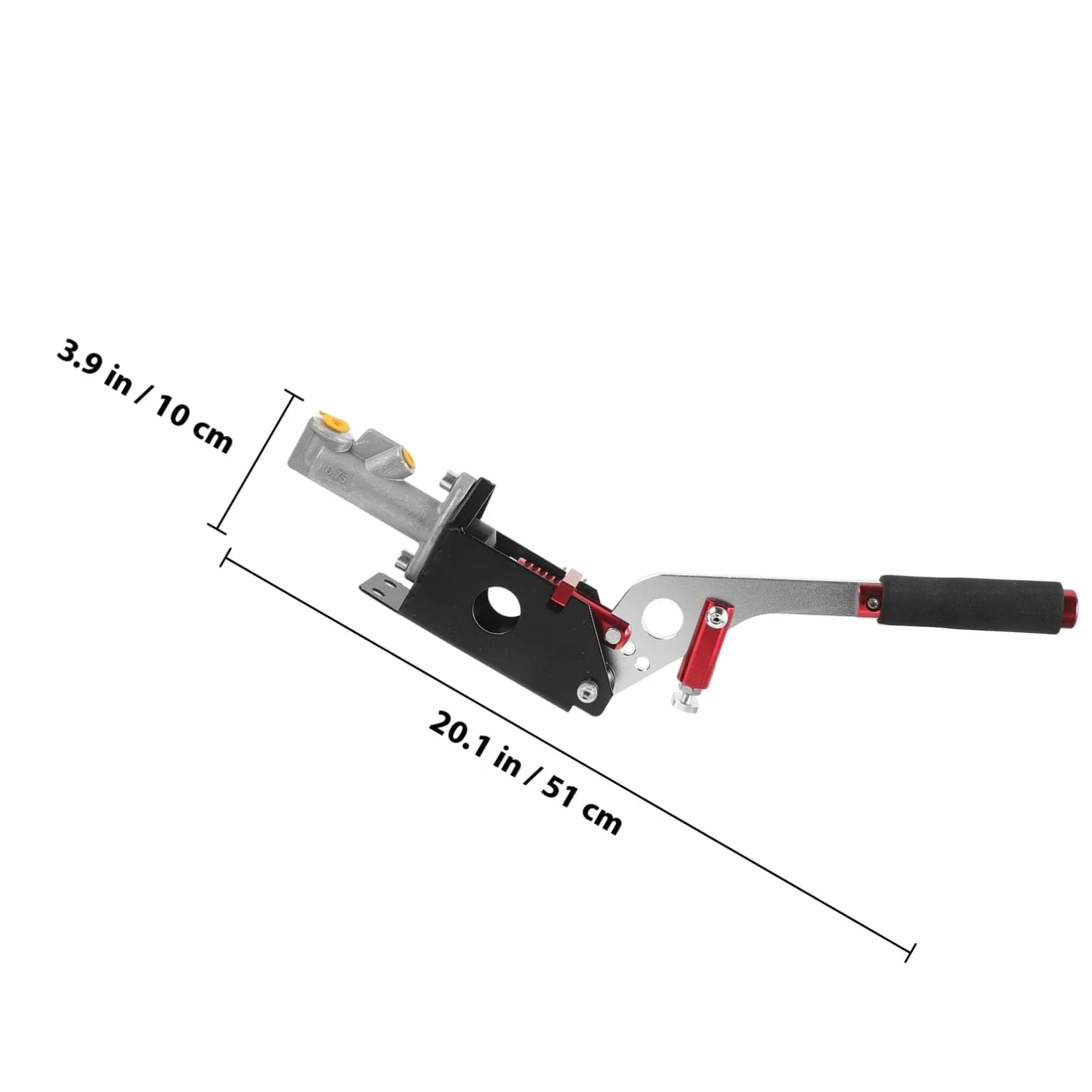 INOOMP Freno de Mano Hidráulico para Coches Drift y Carreras, Palanca de Freno de Aleación de Aluminio Resistente, Accesorio Automotor Compatible para Modificación y Color Aleatorio