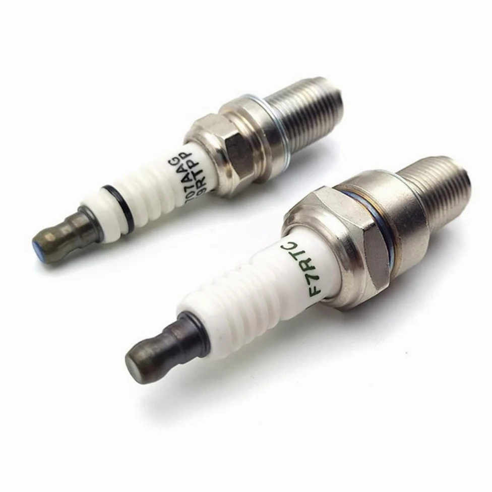 Bujía M14xP1.25 F7RTC K9RTPP, ajuste de encendido for YAMAHA DT230 MT250, motor de bicicleta de 2 tiempos(K9RTPP)