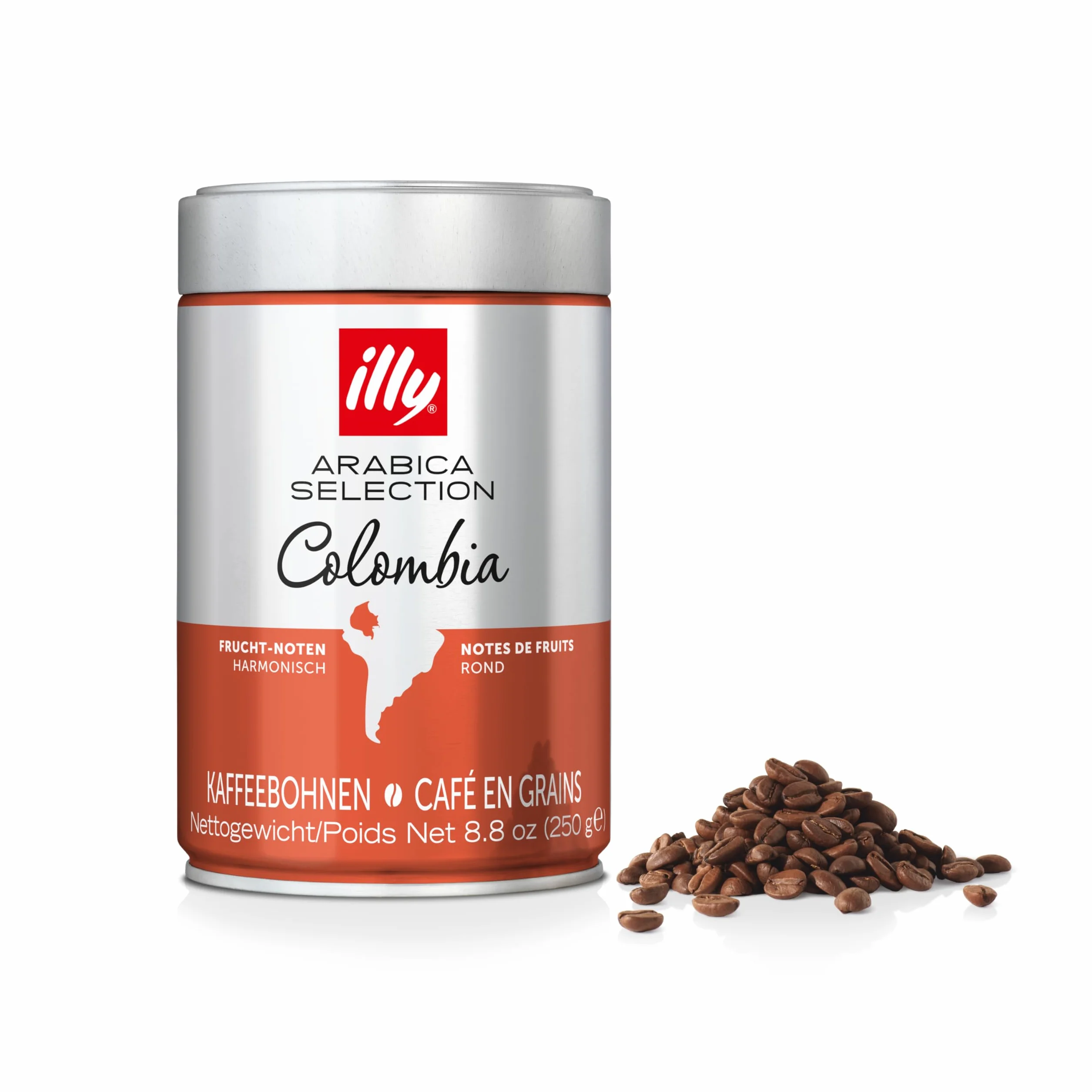 illy Espressobohnen Arabica Selection Kolumbien 250g Kaffeebohnen 100% Arabica