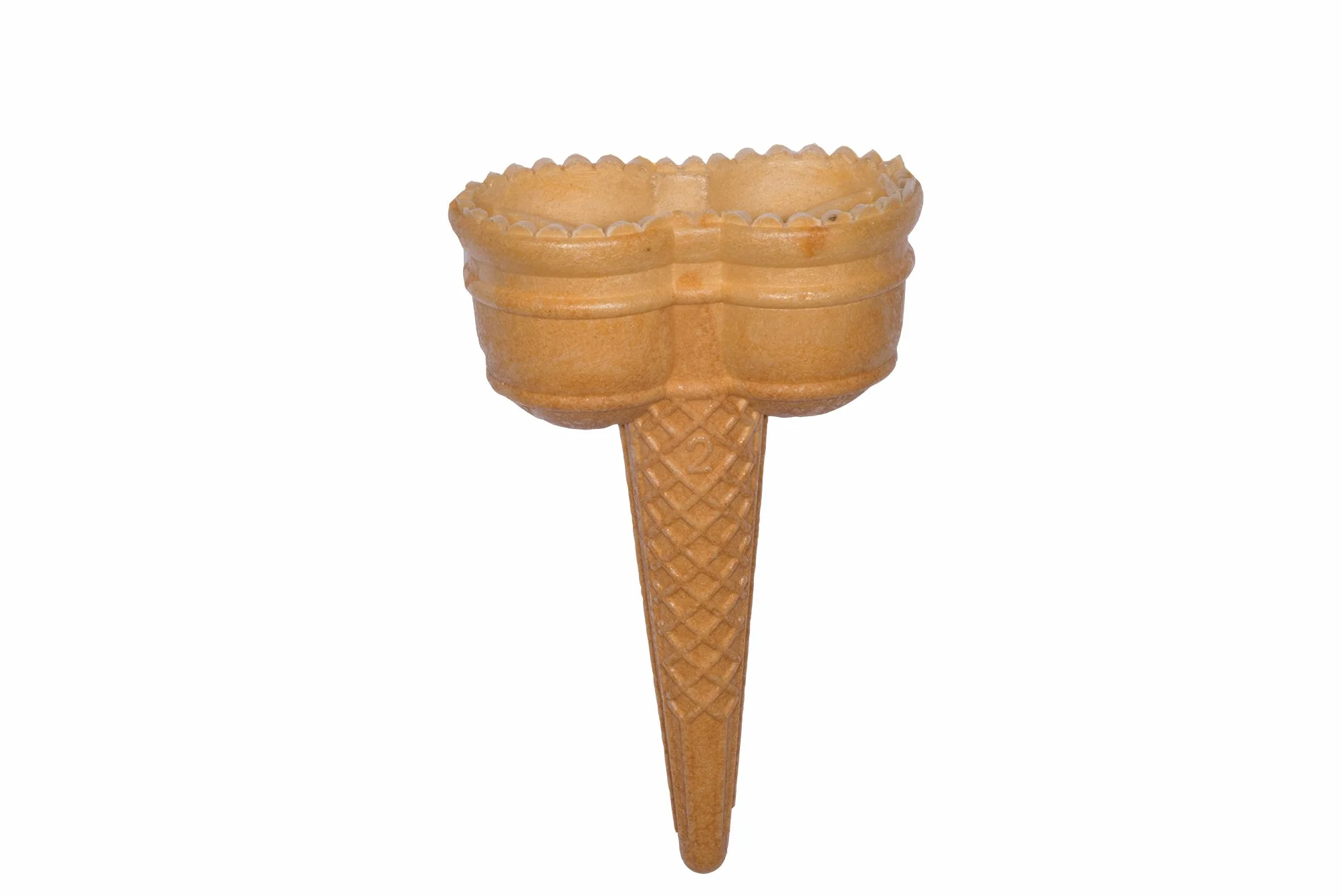 Cucuruchos de helado Testa doble medio dulce 133x83x77mm 72 piezas