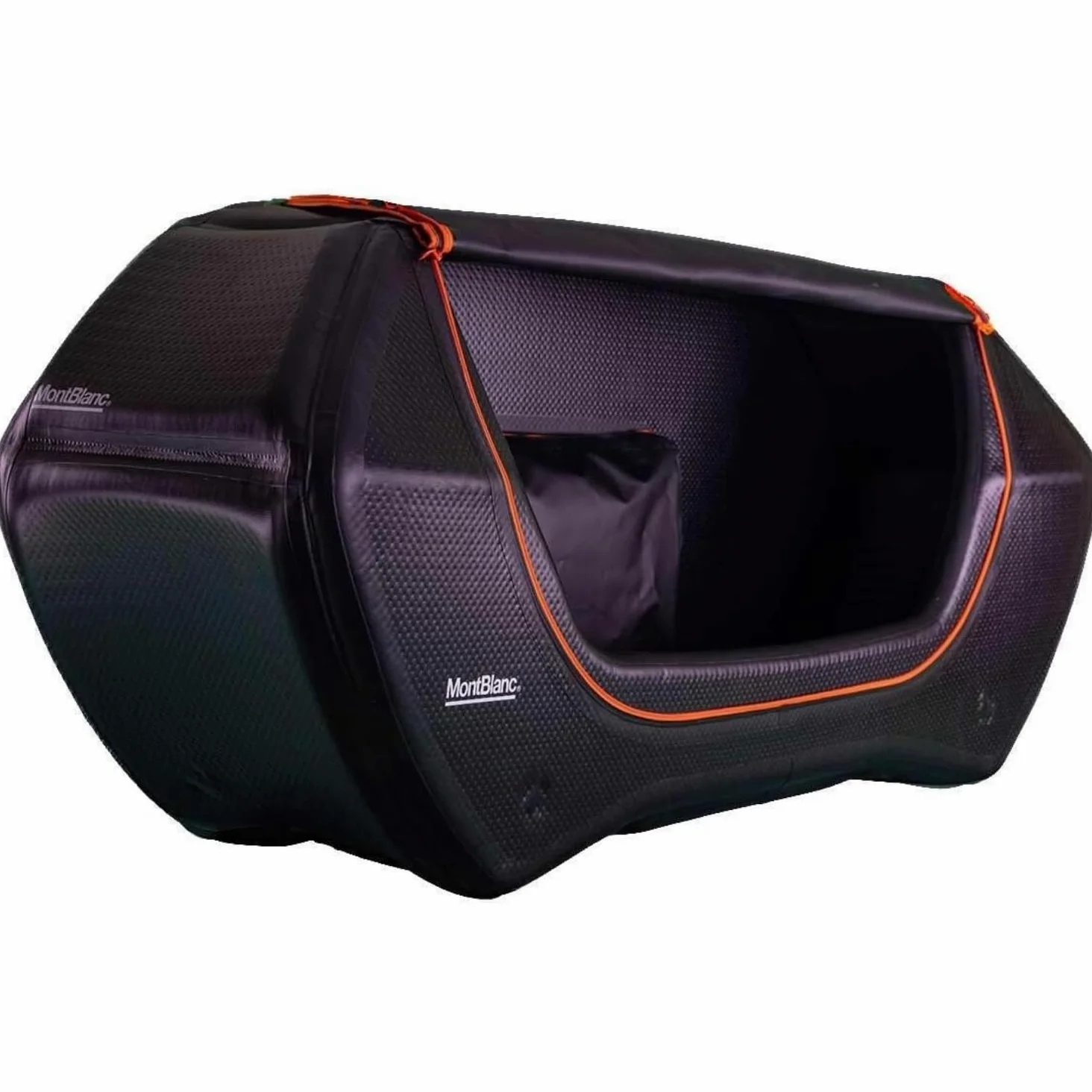 Mont Blanc Cofre de Enganche Hinchable Senja - 76 a 300 L, Carga 48 kg | Cofre trasero sobre enganche, compatible con portabicicletas. Impermeable, dropstitch, 76 a 300 litros, carga 48 kg.