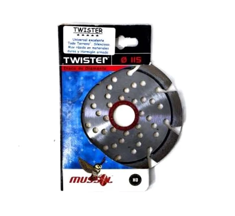 DISCO DE DIAMANTE TWISTER MUSSOL 115