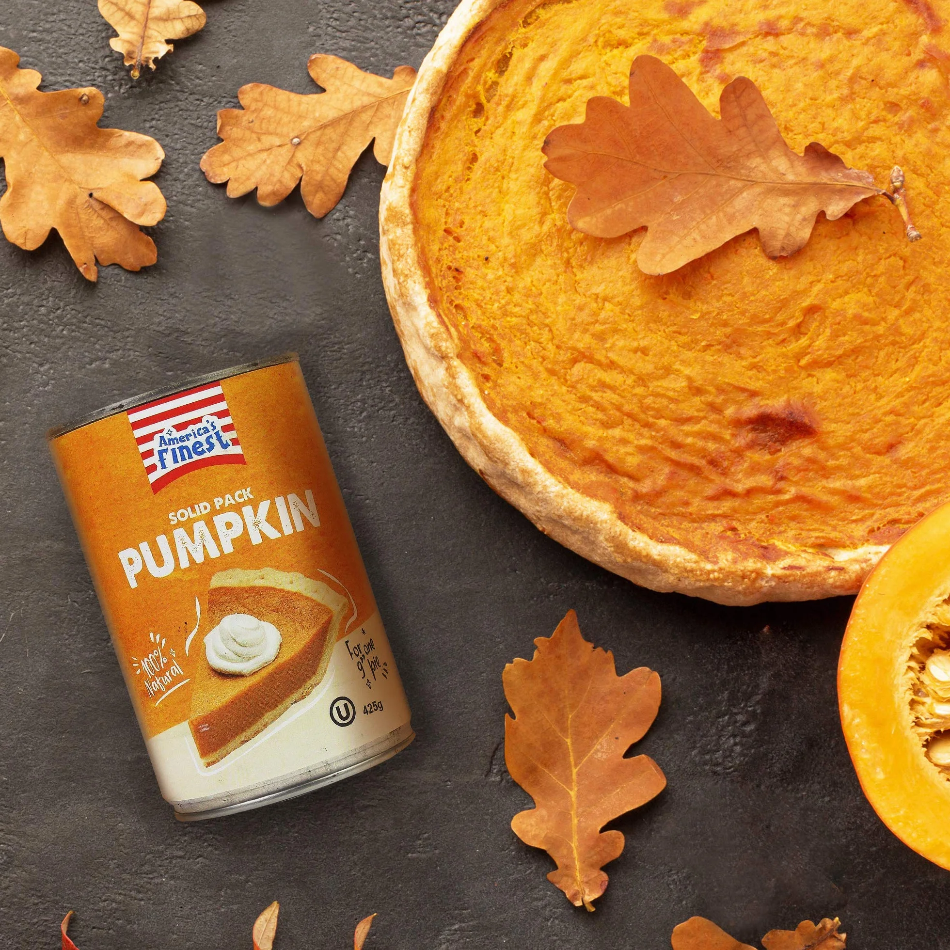 America's Finest Pumpkin Puree 100% Pure 425g