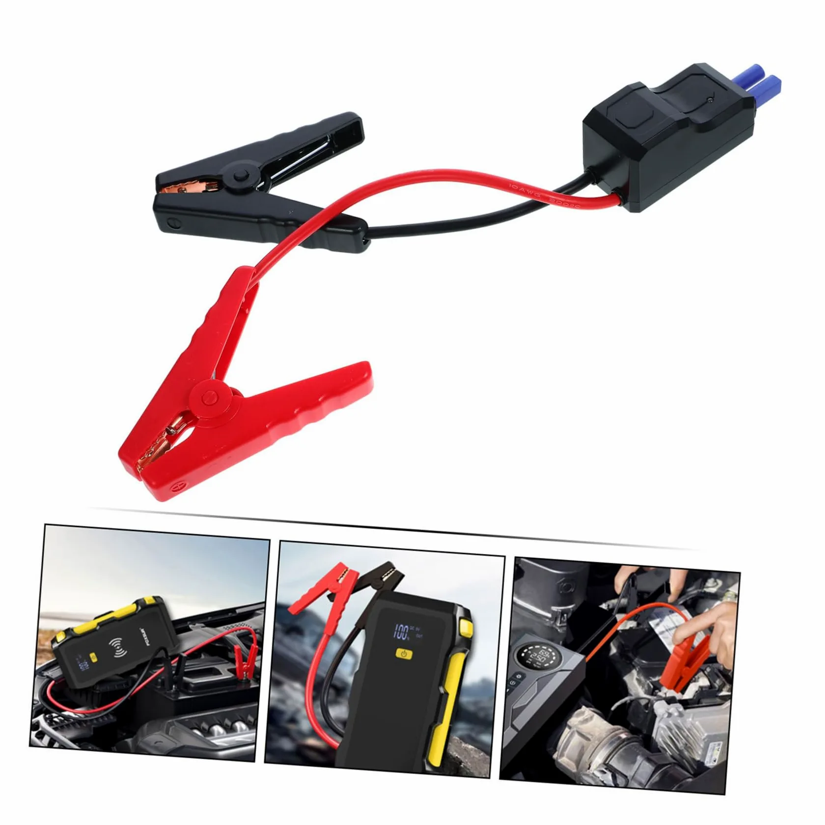 Mobestech 5piezas Cables De Arranque Para Coche Inteligentes De Cable De Emergencia Portátil Compatible Voltaje Para Situaciones Críticas
