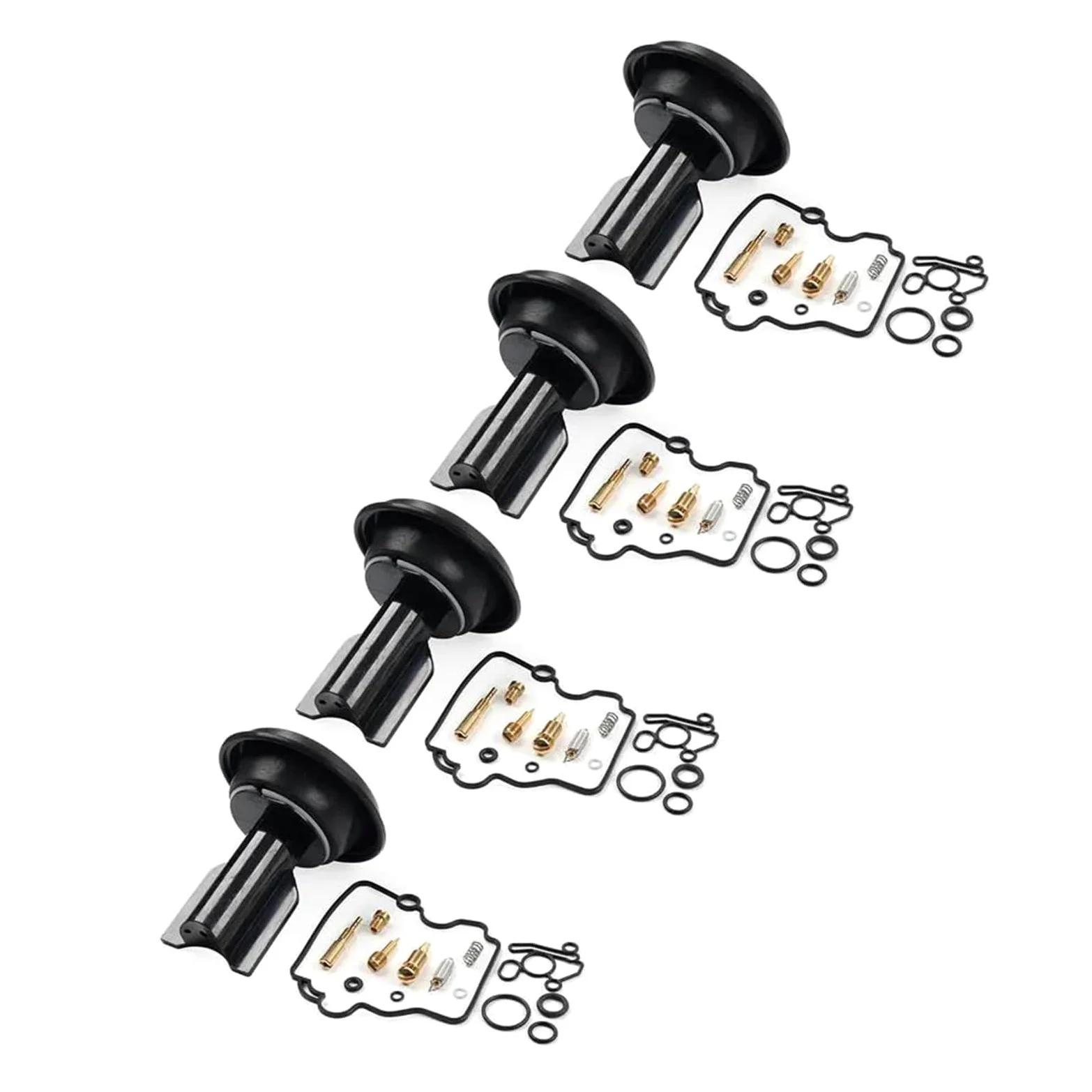 BAYDE Kit de Juntas de carburador Juego De 4 Kits De Reparación De Carburador Motocicleta para Suzuki para RF900R 1994-1997