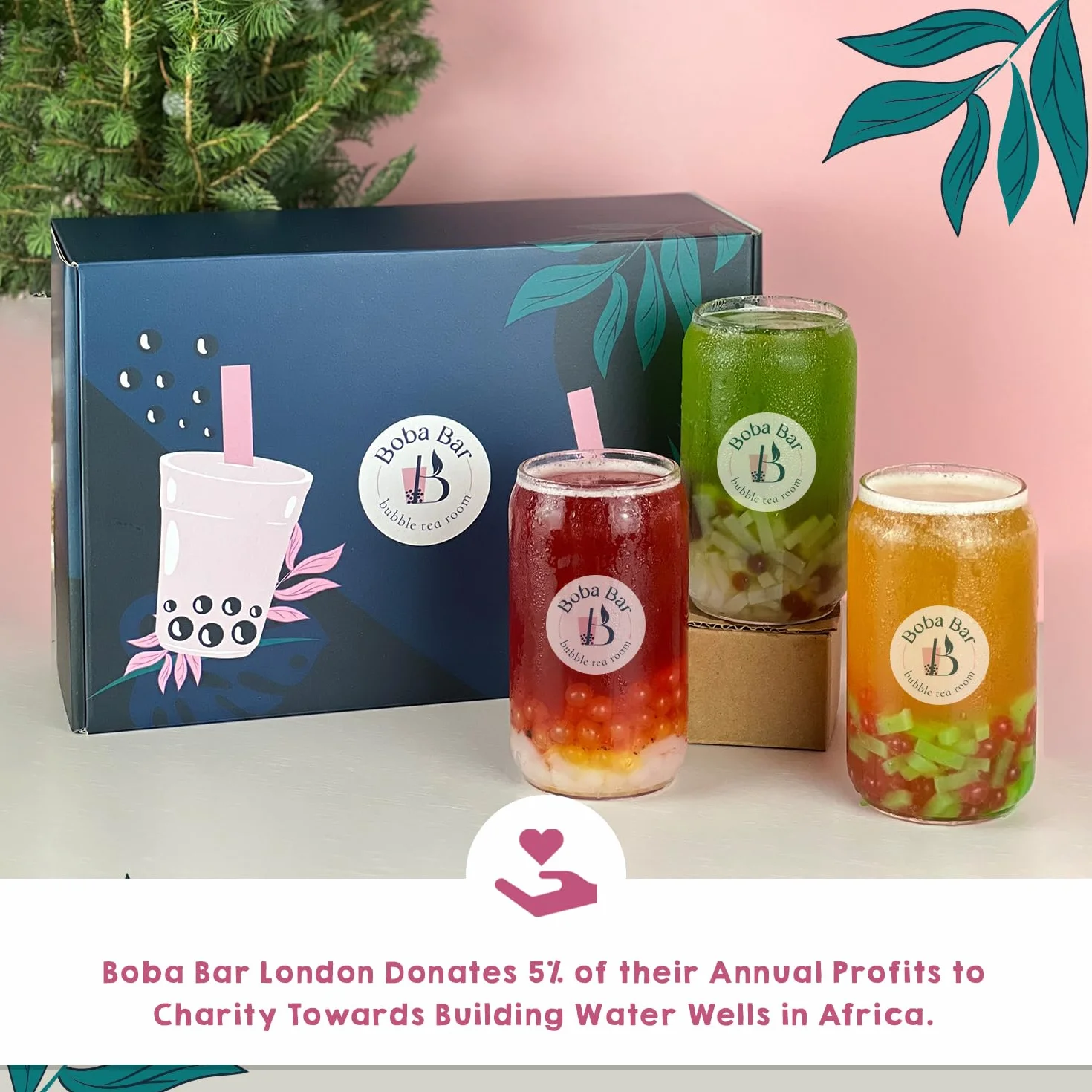 Fruit Fantasy Kit de té de burbujas de frutas 8 sabores Boba Jelly perlas de tapioca 8 porciones Bolsas de té verde y Assam