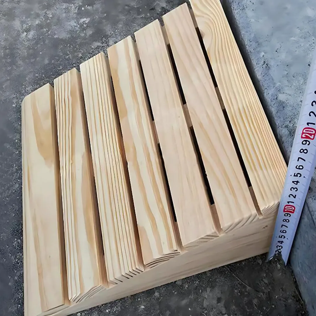 Rampa De Umbral,Rampa Acceso Coche Portátil,Rampas De Bordillo,Rampa para Silla De Ruedas,Molduras De Madera Listones para Puerta, Escaleras,Escalones,30.8 * 30 * 12CM