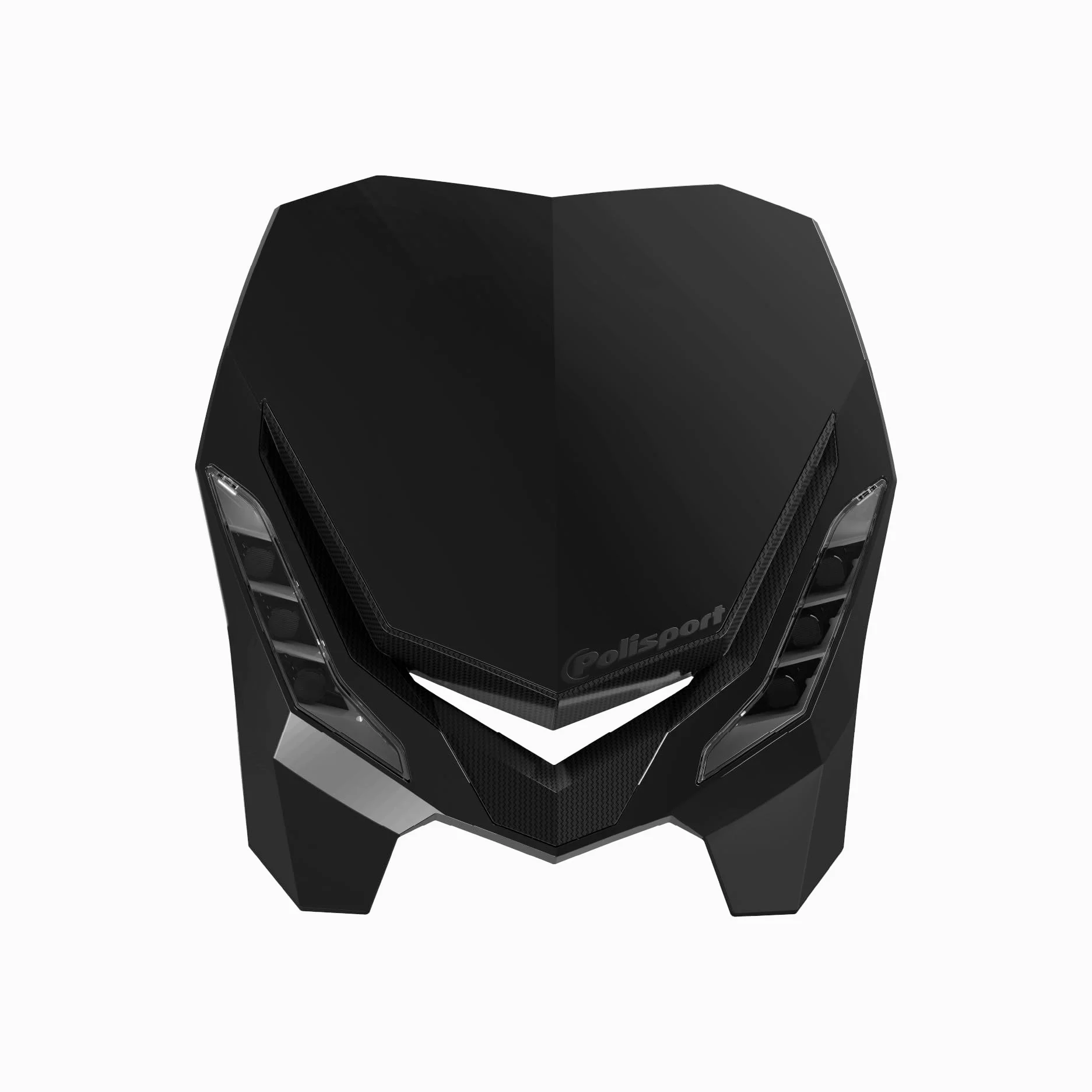 POLISPORT 8670800002 - Faro delantero E-BLAZE con lámpara LED compatible con todos los modelos de motocross/enduro en color negro