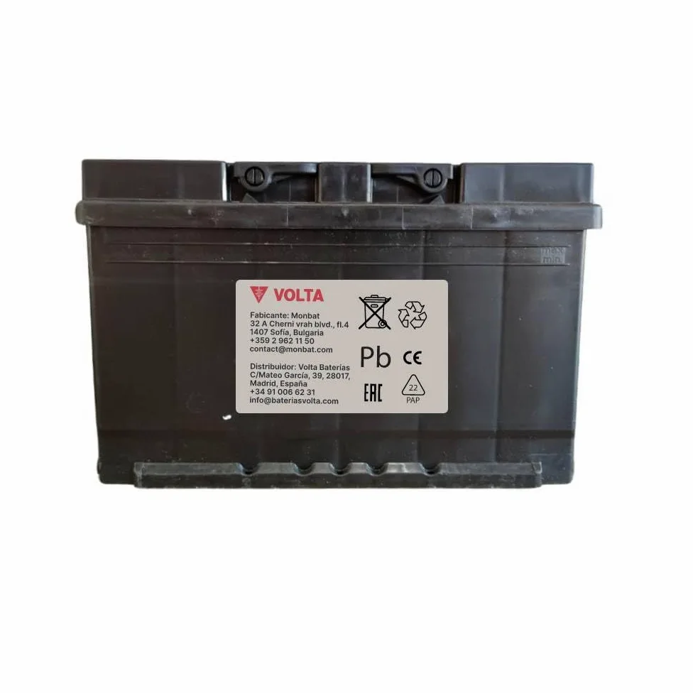 Bateria de Coche Standard 75Ah 680A Volta L750I - Borne +Izq - Medidas Largo 278 x Ancho 175 x Alto 190 mm con 2 años de Garantía - Fabricación Europea. Automóvil de turismo