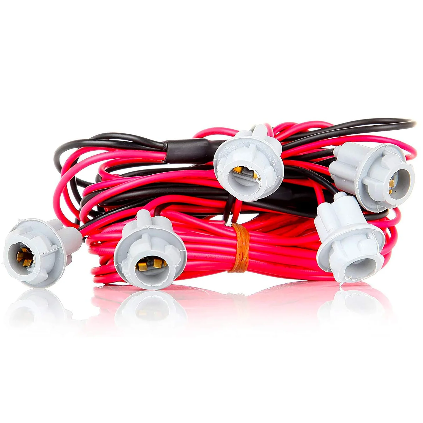 T10 W5W 194 bombillas LED, conector precableado, arnés de cables para luces de marcador de cabina (paquete de 5)