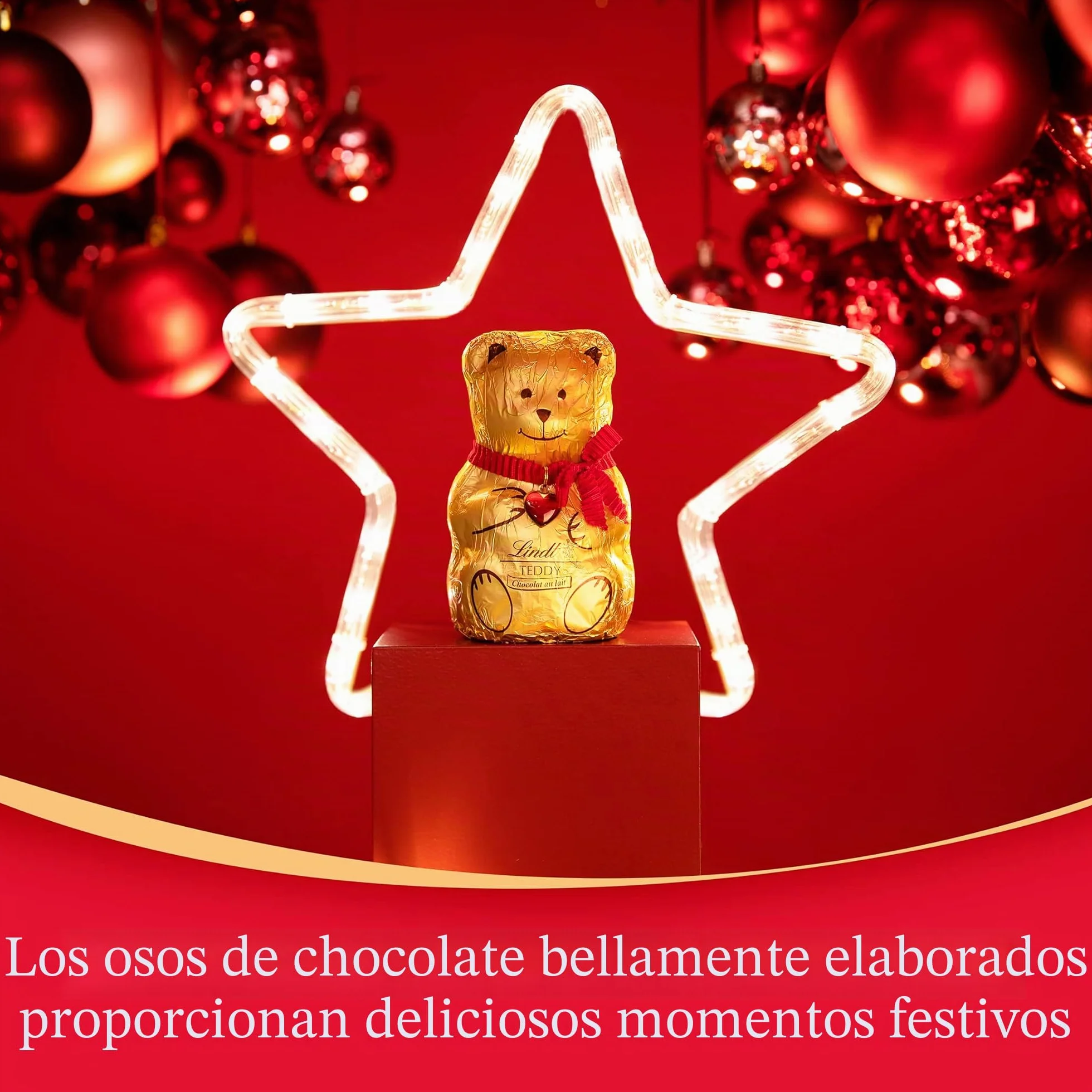 Lindt Teddy Calendario de Adviento 3D 310 gramos lujoso