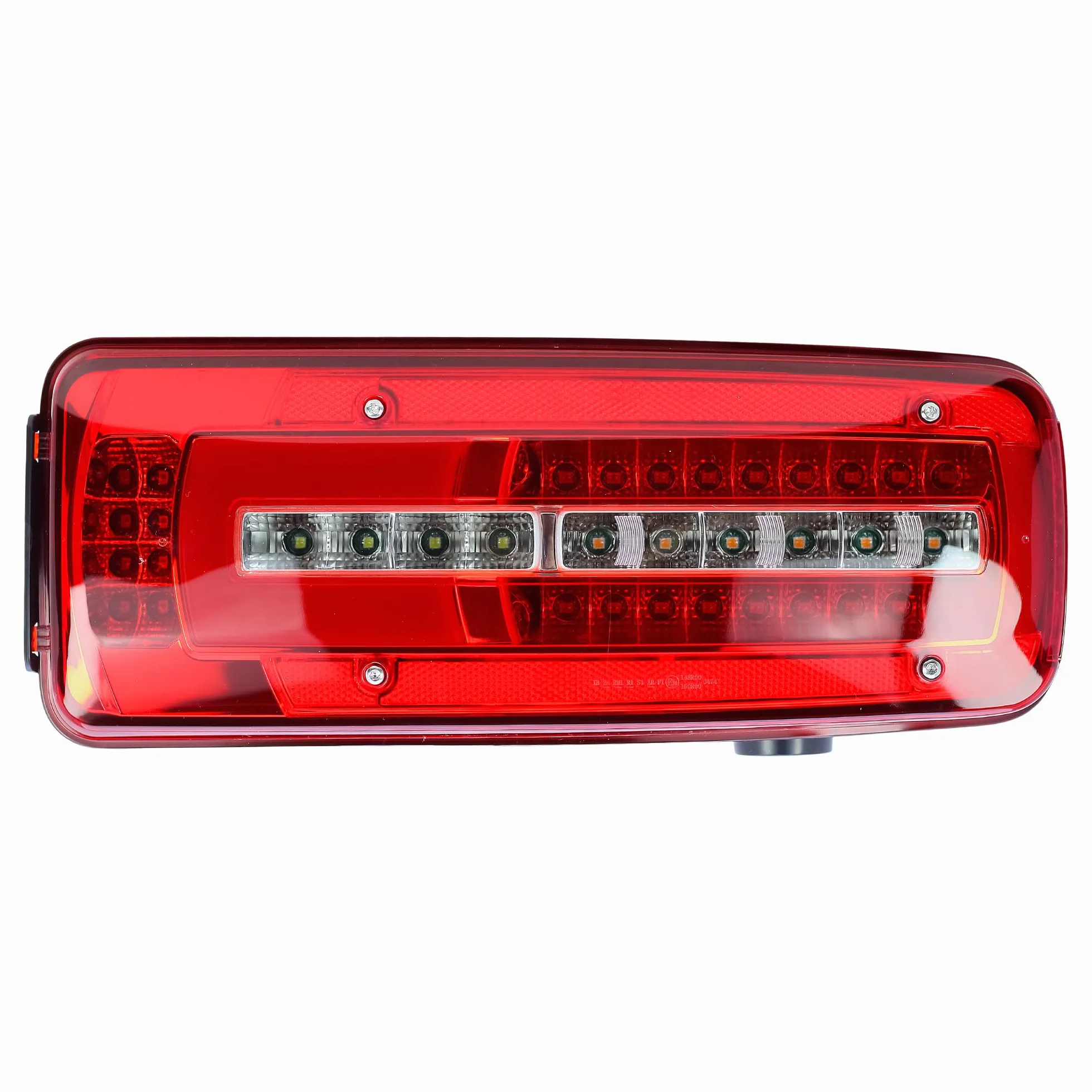 LONGLING Luz trasera trasera derecha 24 V LED luz trasera con detector de marcha atrás enchufe en la parte trasera para camiones DAF XD CF XF XG XG+