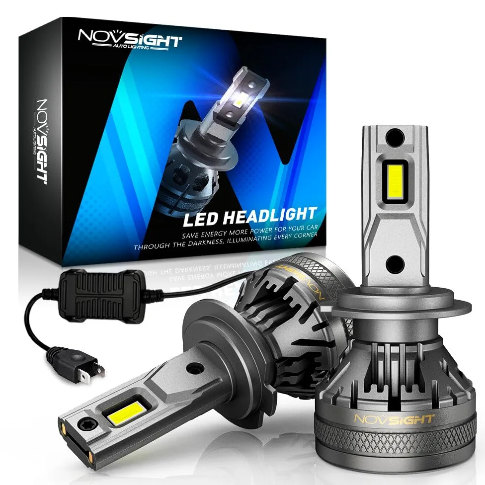 YONGYAO A500-N37 Bombillas Faros LED 22.000LM DC9-32V 6500K Haz Hi-Lo 120W Par Super Brillante- H7