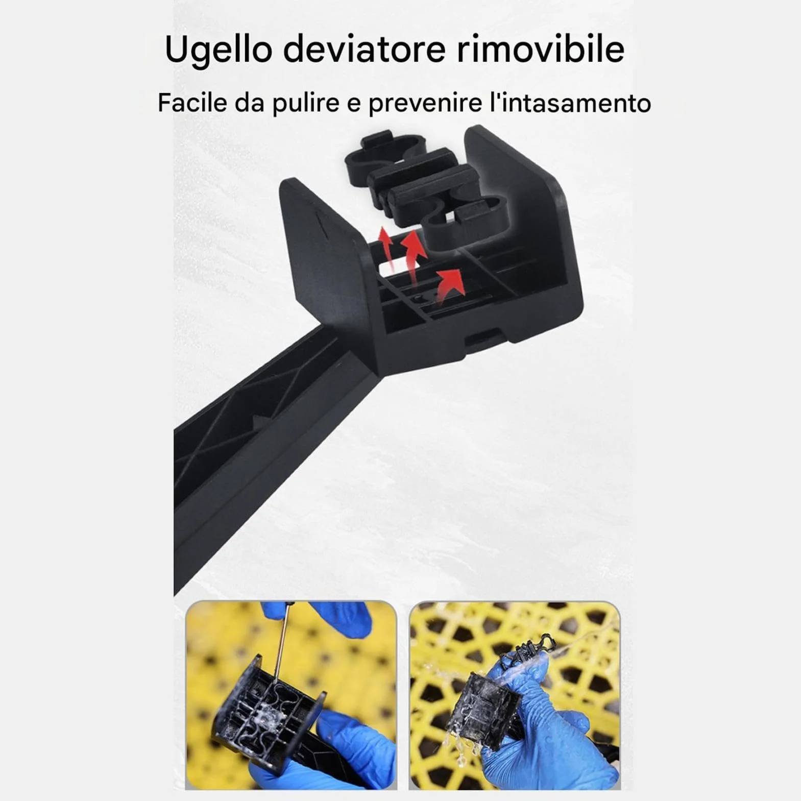 Engrasador de cadena para moto – Aplicador lubricante | Limpiador antisalpicaduras para cadena | Para bicicleta, ciclomotor, dos ruedas – Lubricación sin suciedad – Material policarbonato 18.5