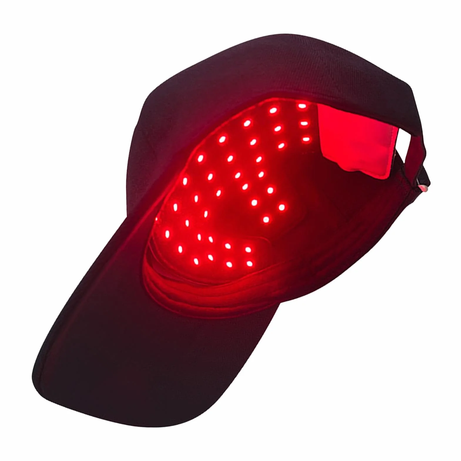 Gorra LED infrarrojo para crecimiento del cabello, dispositivo antialopecia recargable