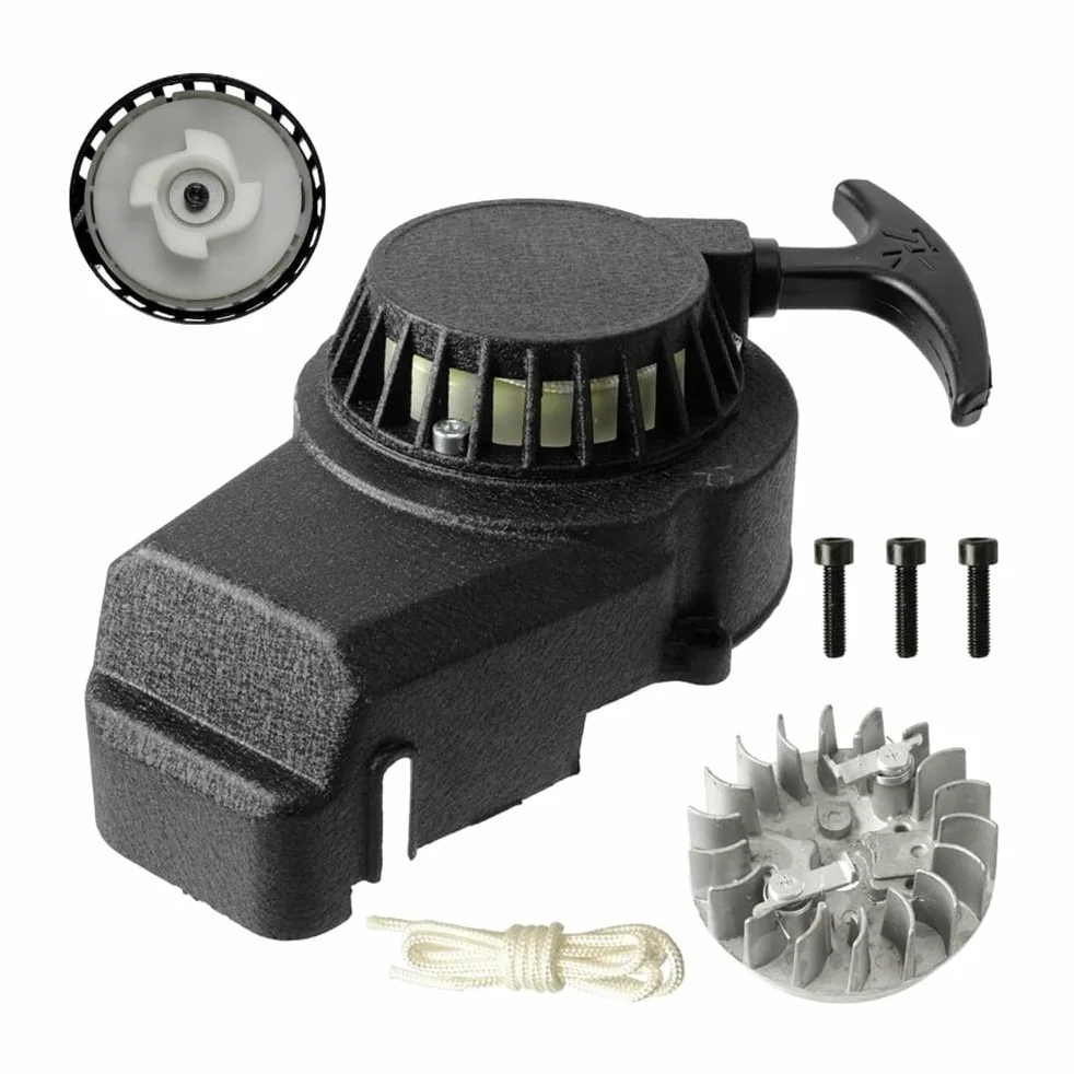 Juego de bobinas encendido volante arranque retroceso motor 2 tiempos for series 47cc 49cc 50cc(With Flywheel)