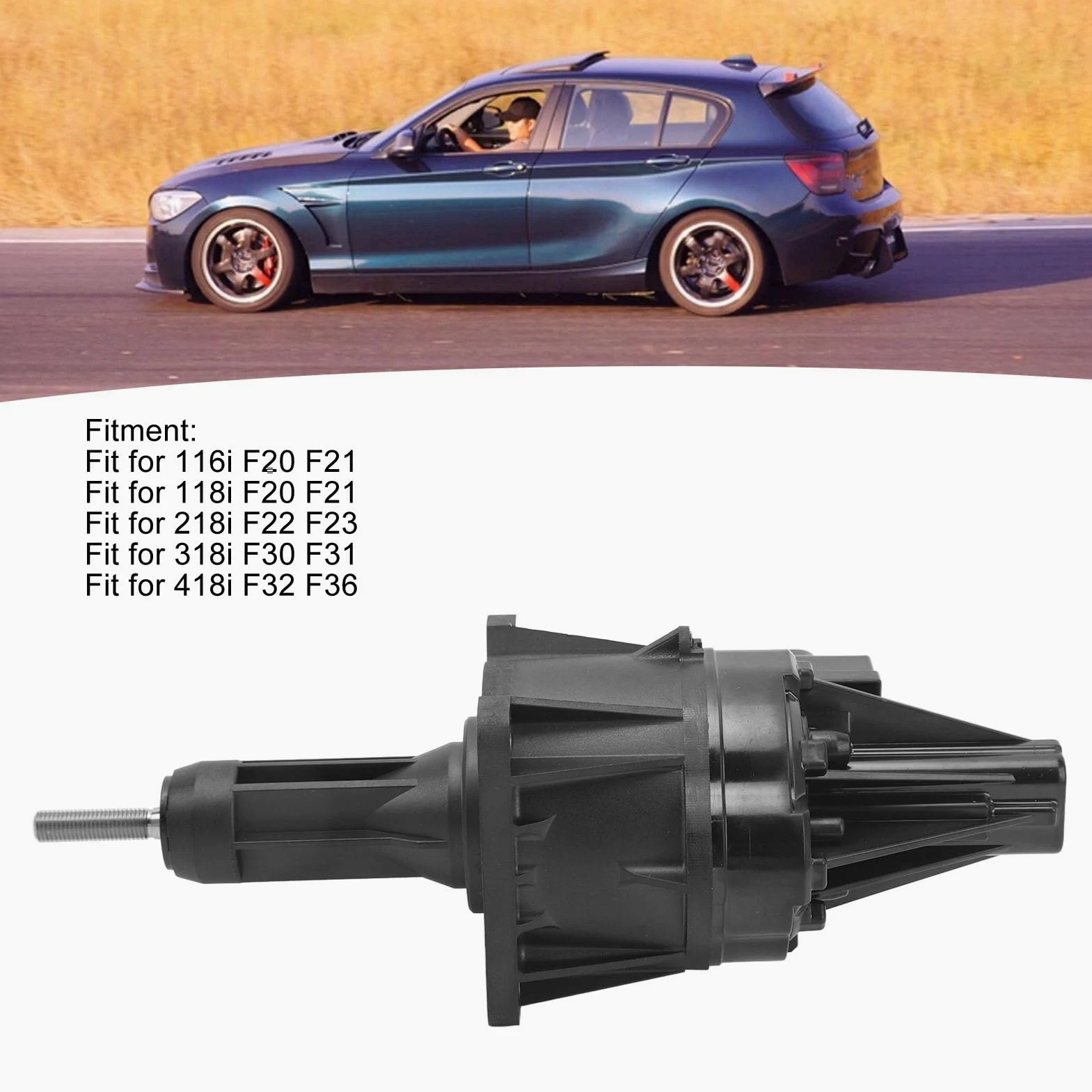 AMONIDA Actuador Turbo, Actuador de Control Electrónico de Alto Rendimiento para una Utilización óptima del, con Tecnología de Sensores