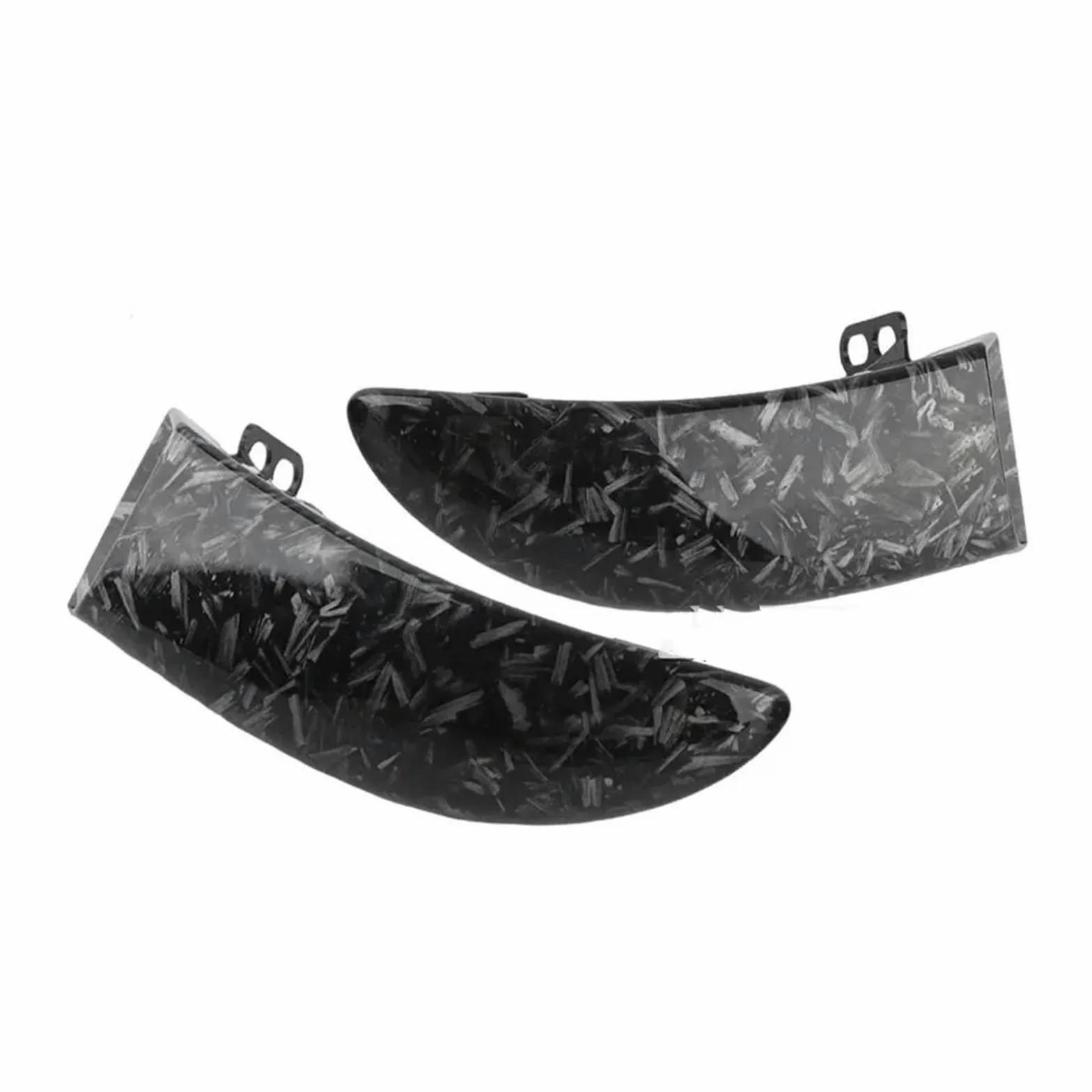 Conductos de refrigeración de aire de pinza Cubierta de radiador de pinza delantera de motocicleta, compatible con Ducati XDIAVEL S, XDIAVEL 1199, Panigale 1299 y Hypermotard 796.(Matte Black)
