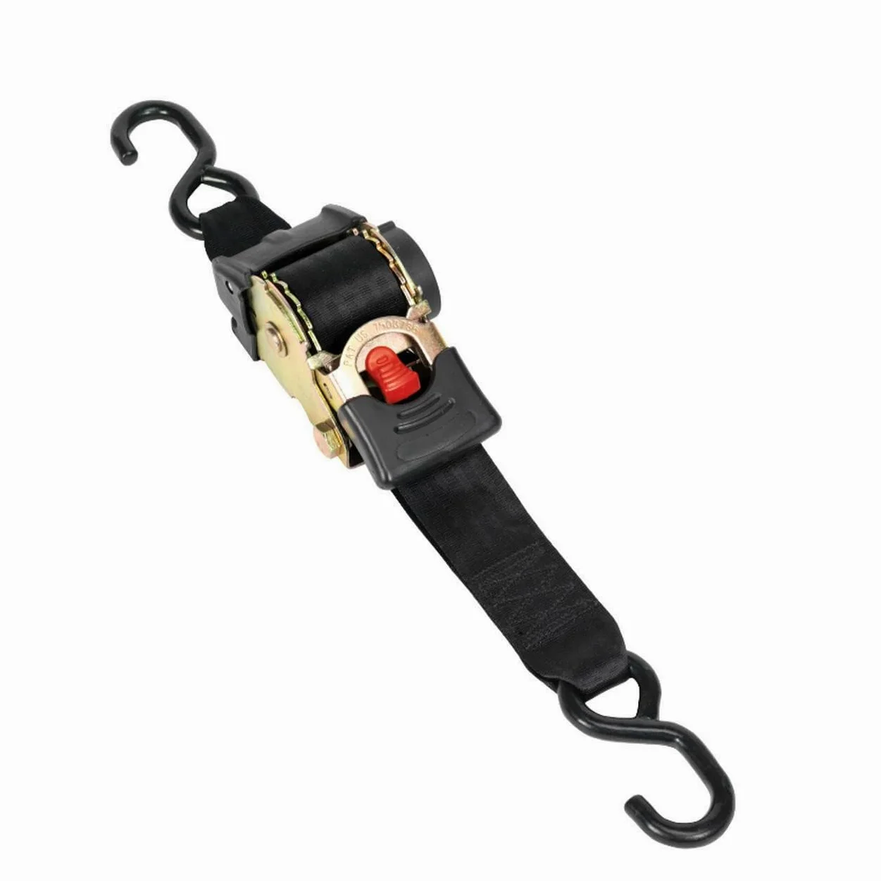 Correa de Amarre, Cinta retráctil automática de 2 m for Equipaje, Tensor de Seguridad, Correa de trinquete retráctil for Motocicletas. para Baca Bicicletas, Motocicletas(Orange 2.5x200cm)