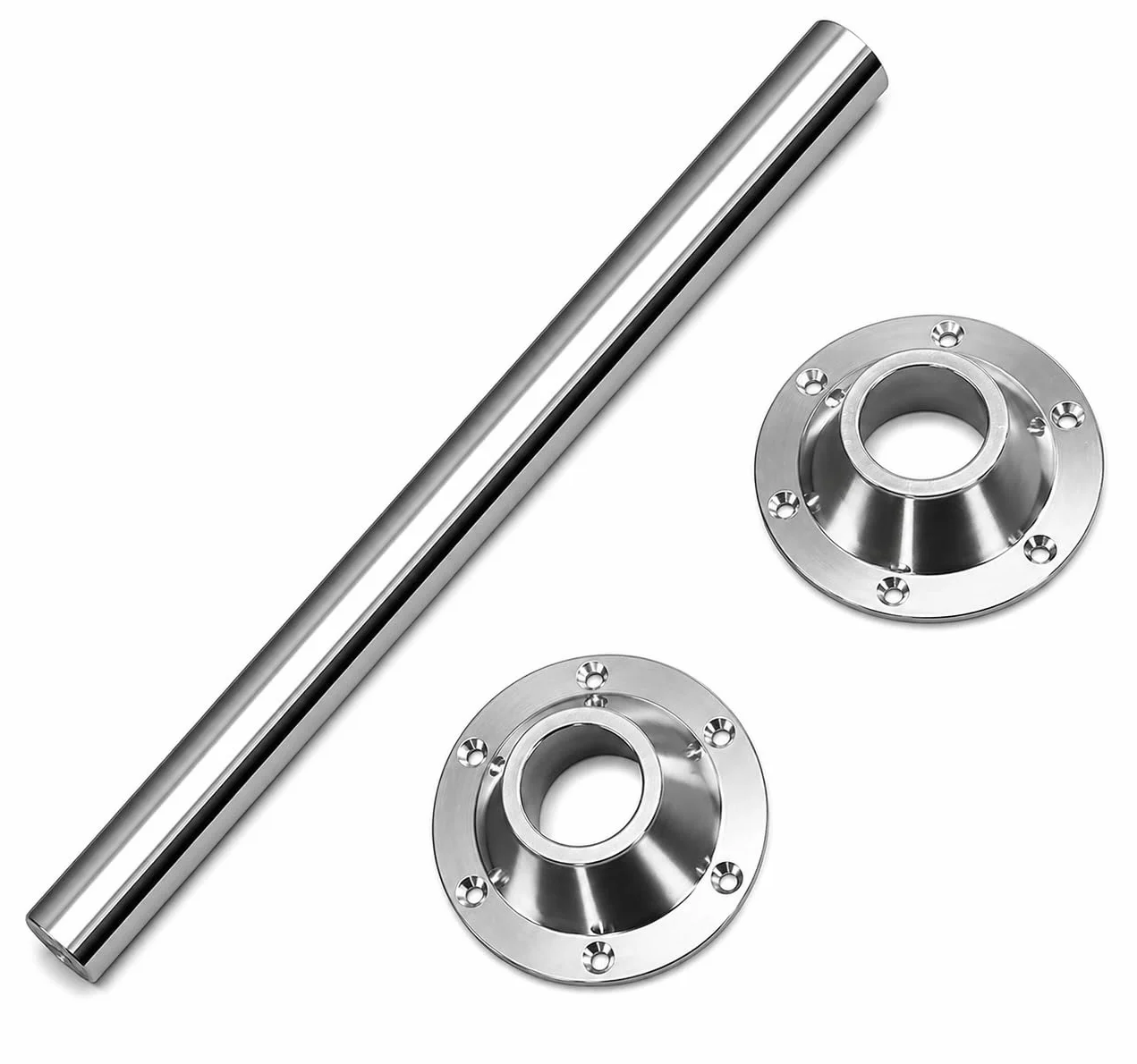 Pata de Mesa Camper y Caravana – CONICA para Furgonetas y Campers, Tubo 70 cm de Altura, Ligera y Resistente – Soporte Estable para Mesas en Autocaravanas