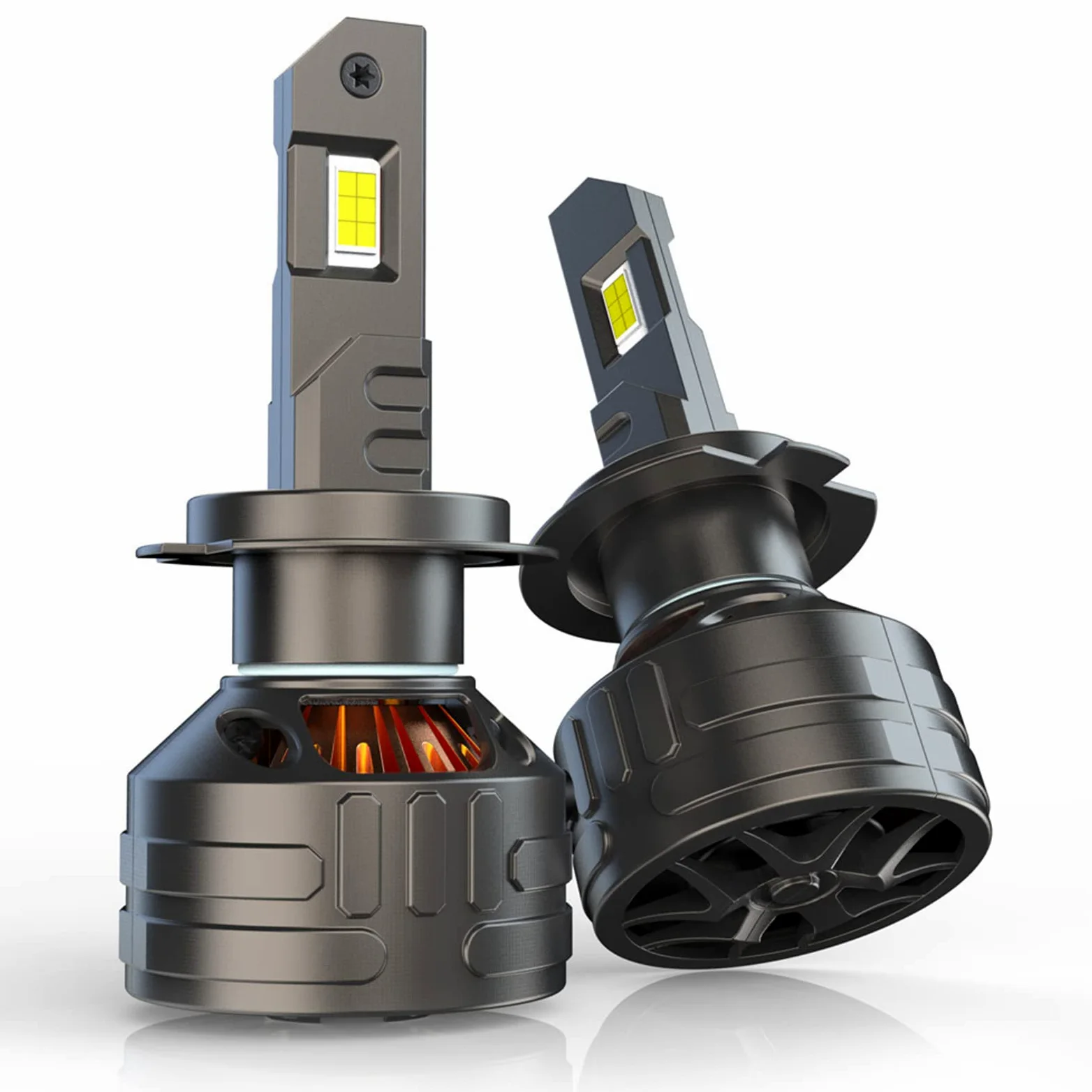 LED BULB BOMBRAS 30000 LUMENS, 600% De Brillo, 10W Alta Potencia, 6000K De Blanco Frío, Kit De Conversión Extremadamente Brillante,H4