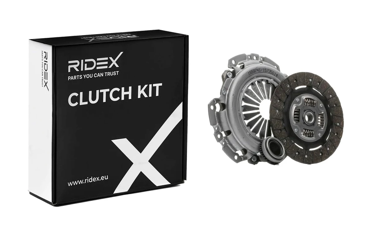 RIDEX 479C0768 Kit de embrague con cojinete de desembrague con plato de embrague Compatible con KIA RIO III UB
