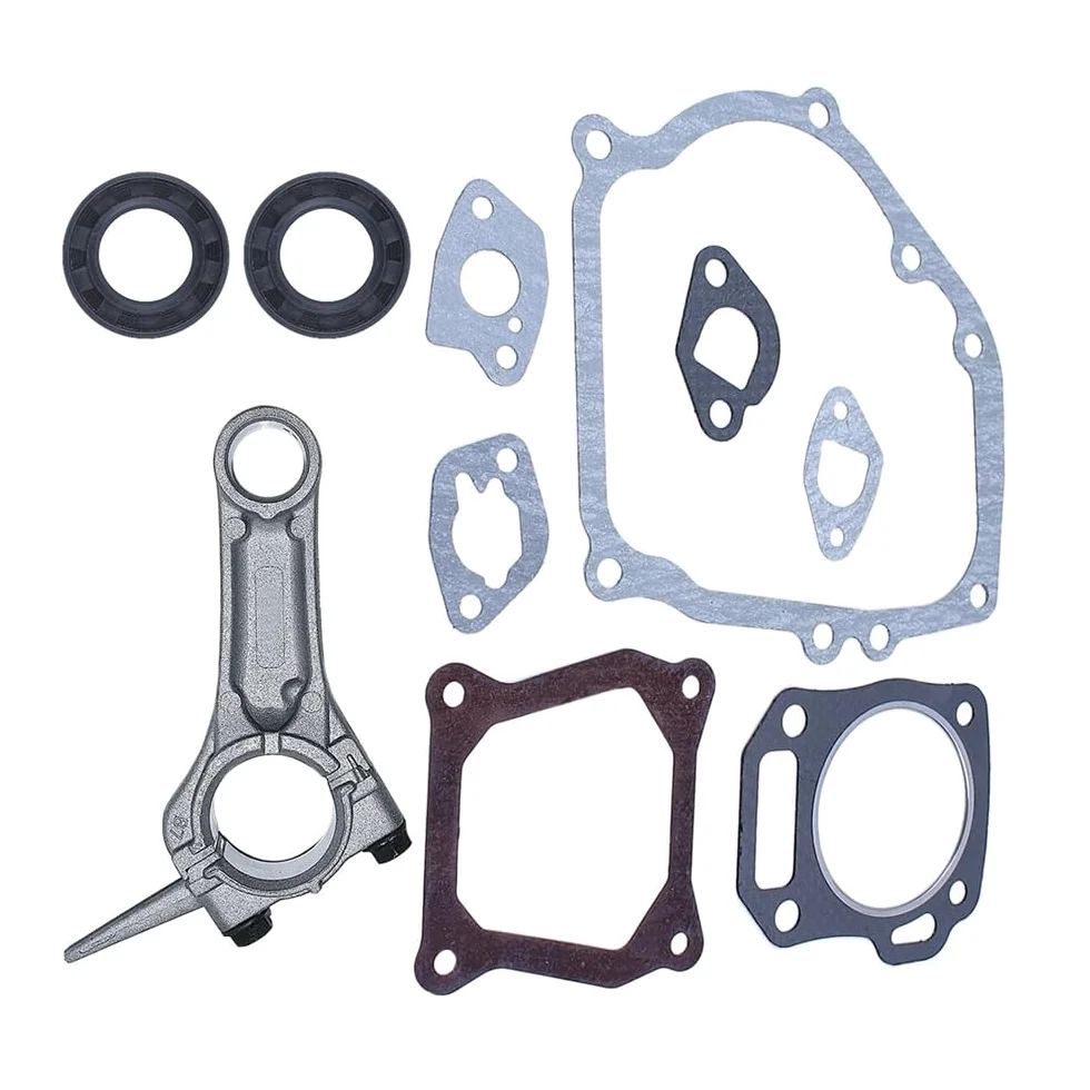 Juego de sellos de cigüeñal de biela de anillos de pistón Honda GX160