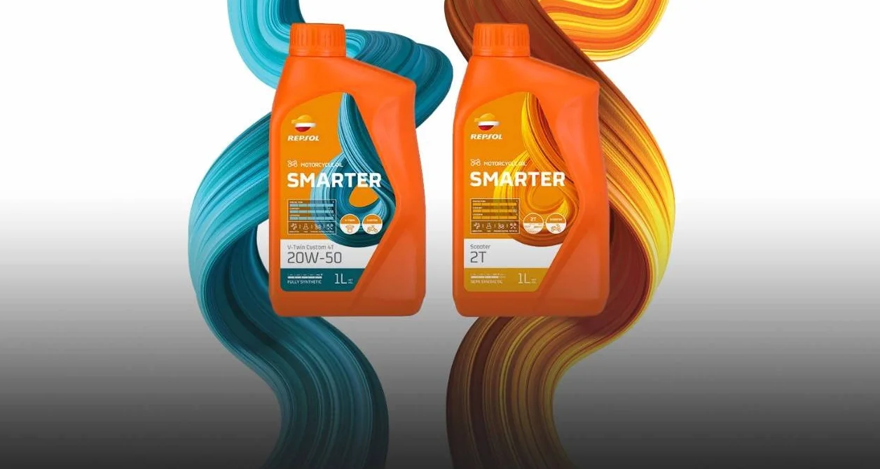 REPSOL aceite lubricante semisintético para moto SMARTER SPORT 4T 10W-40 4L