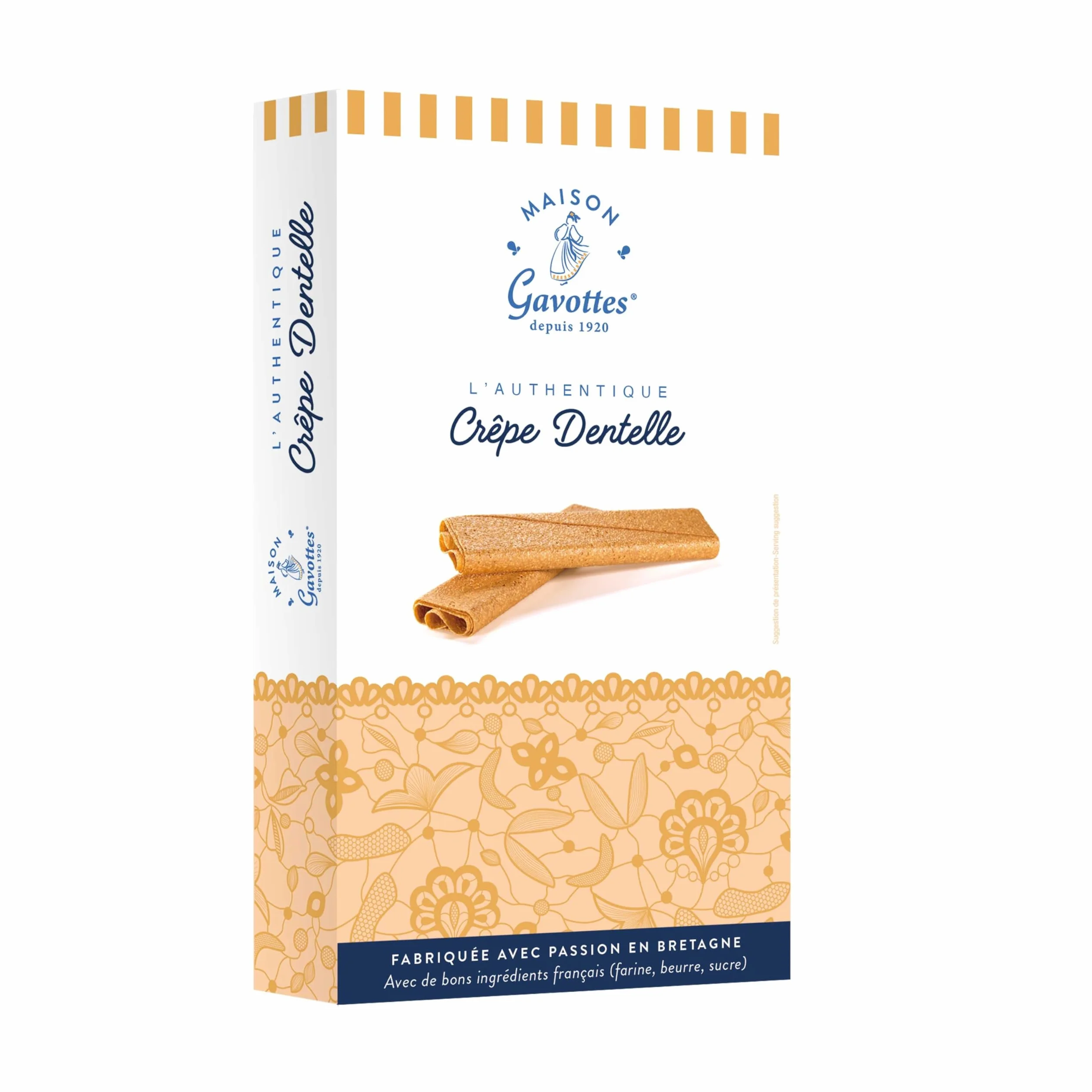 Maison Gavottes Pequeñas crepes rellenas Dentelles 100 g