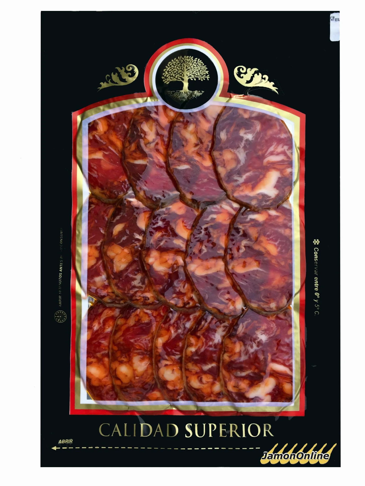 Lote Degustación Jamón de bellota Lomo Cecina Chorizo Salchichón Queso Oveja 100g