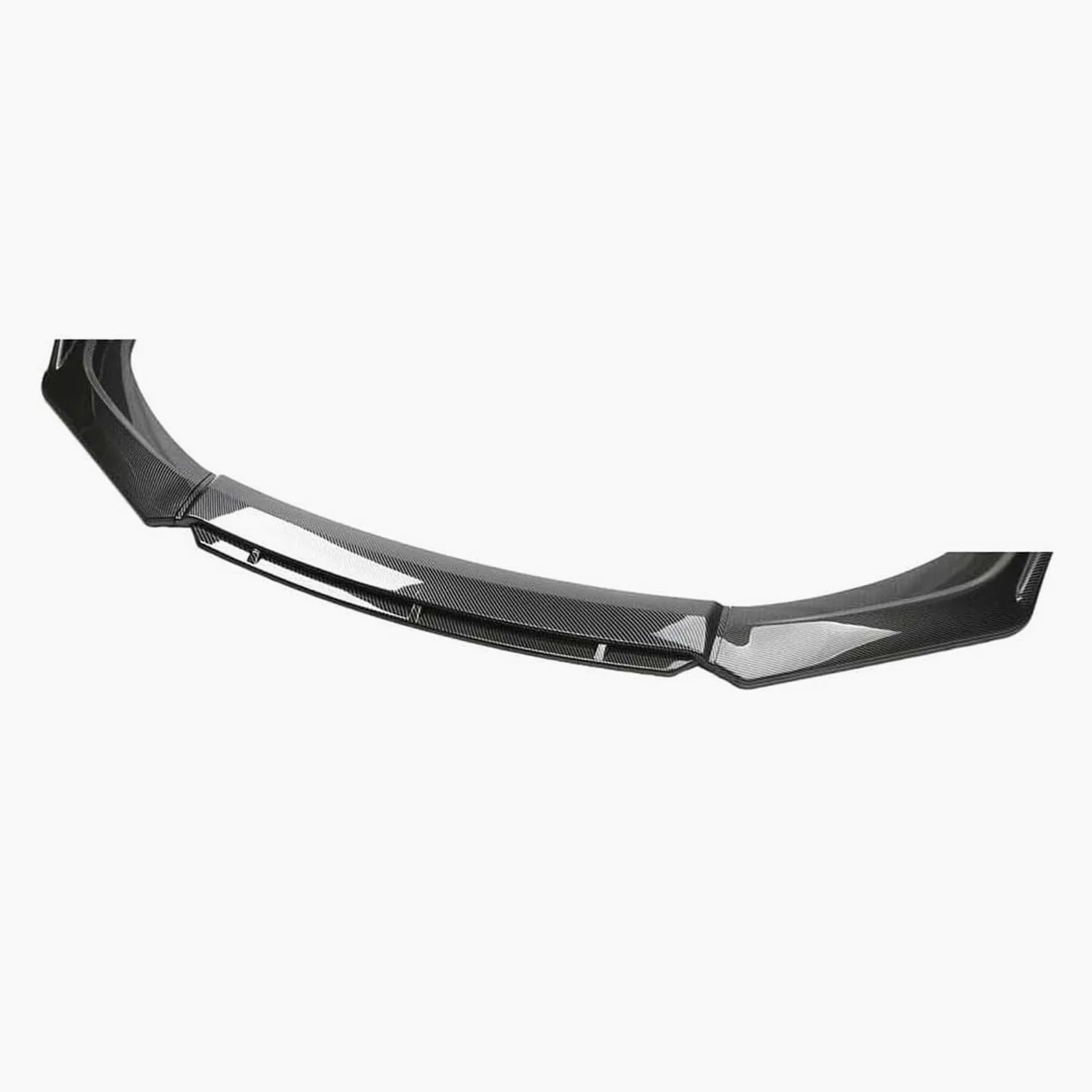 para Lexus IS250 2005-2026, Alerón Delantero Coche Parachoques Delantero Lip Difusor Labio Parachoques Delantero Accesorios,B/Carbon Fiber Black