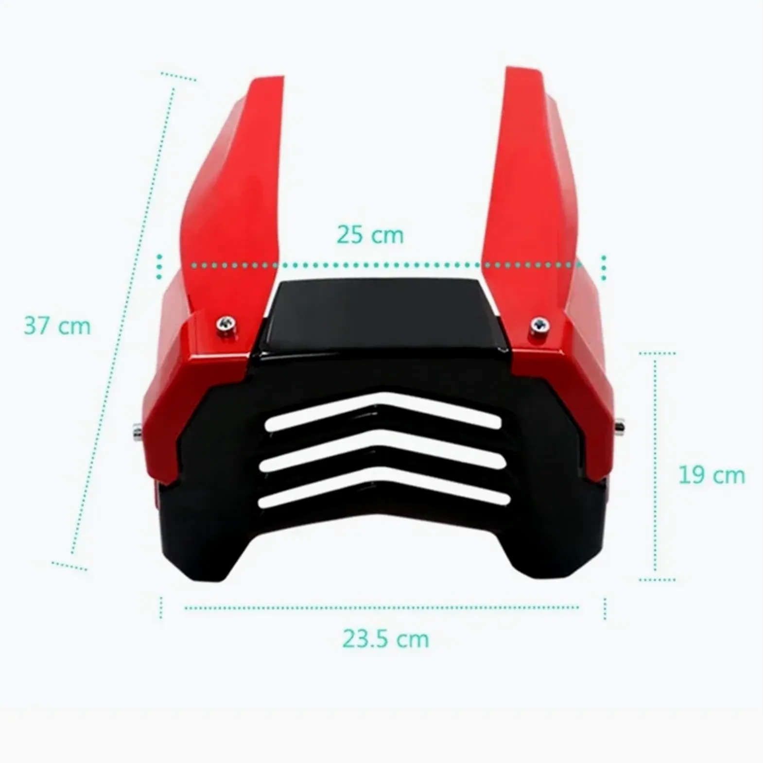 Alas para Moto Protector de Motor de Motocicleta, Cubierta Protectora bajo carenado, Compatible con Honda MSX125 Deflector Aire(Black)