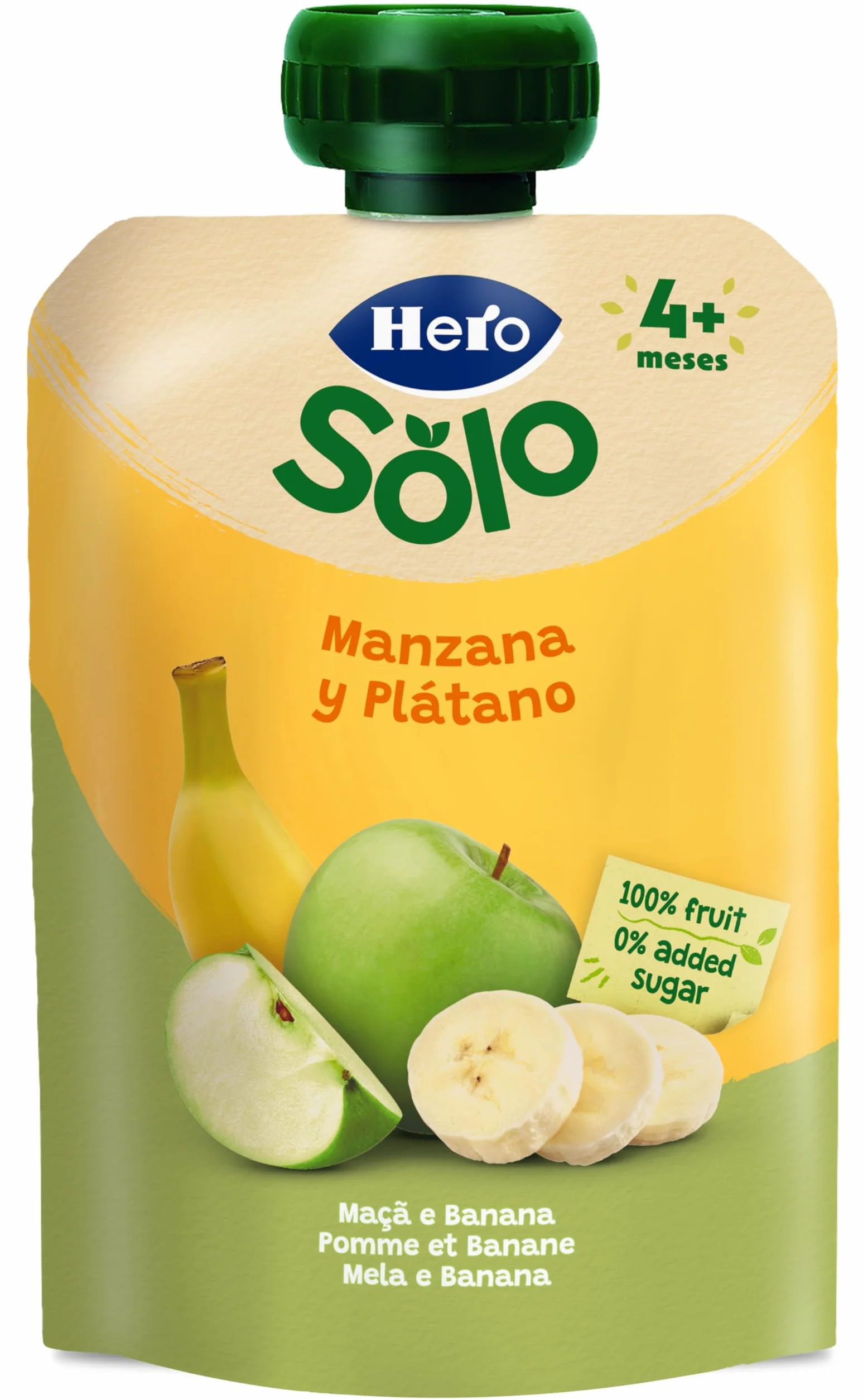 Hero Baby Bolsitas de Manzana y Plátano 100 g