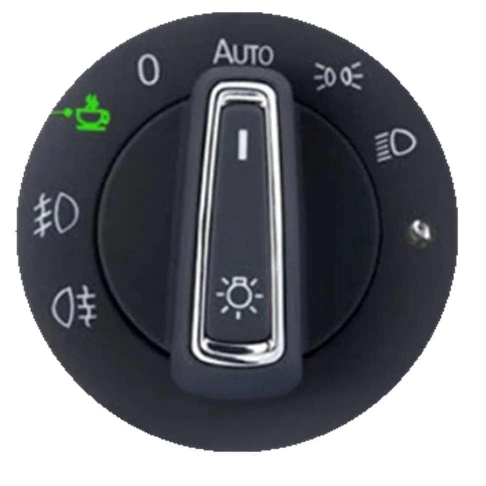 Mando De Faros Delanteros Compatible con VW Touareg 7L Mk1 2003 2004 2005 2006 2007 2008 2009 2010. Interruptor Automático De Faros Delanteros. Accesorios para Control De Luces.