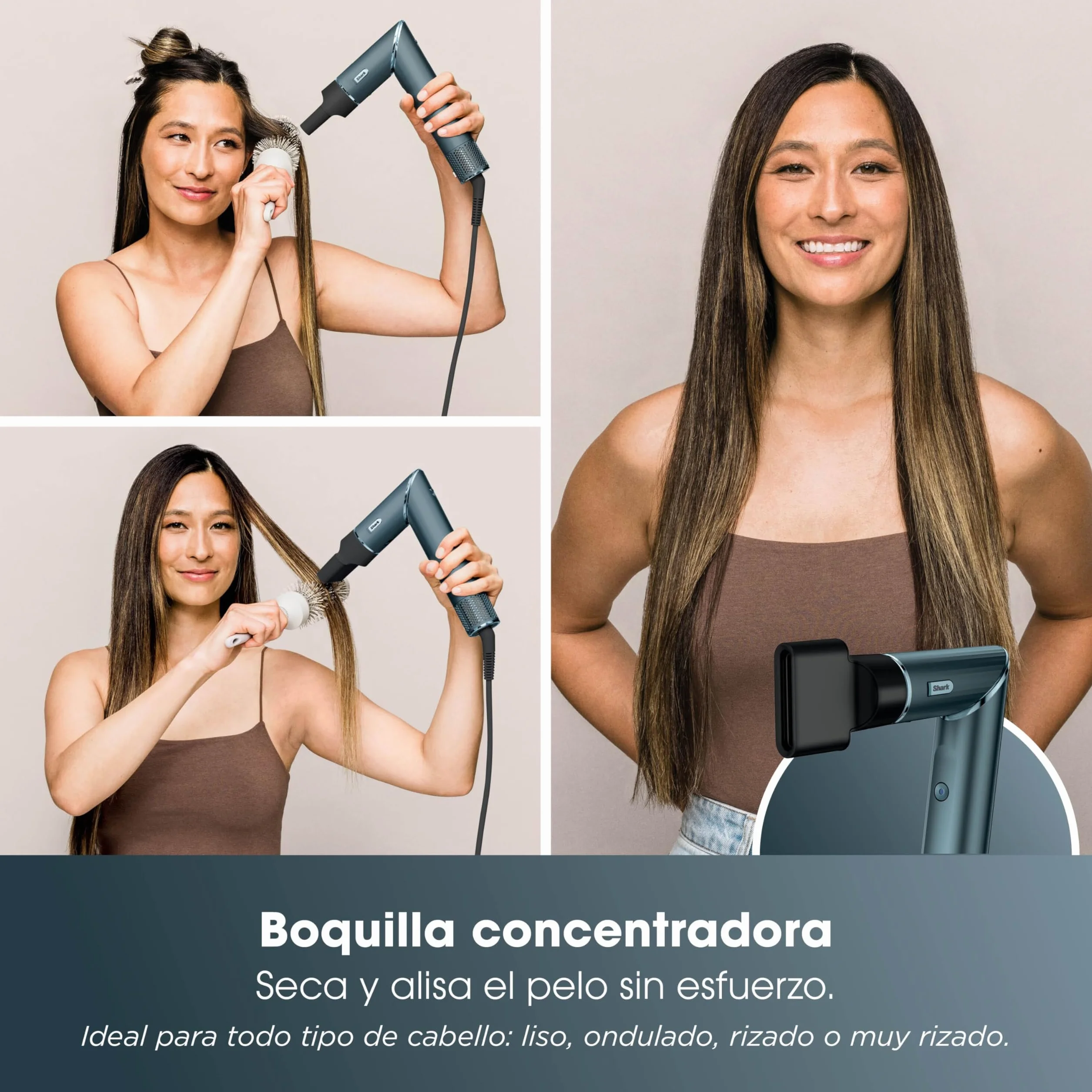 Shark FlexStyle Set de Regalo 5 en 1 Secador y Moldeador con Rizadores HD456TLEU