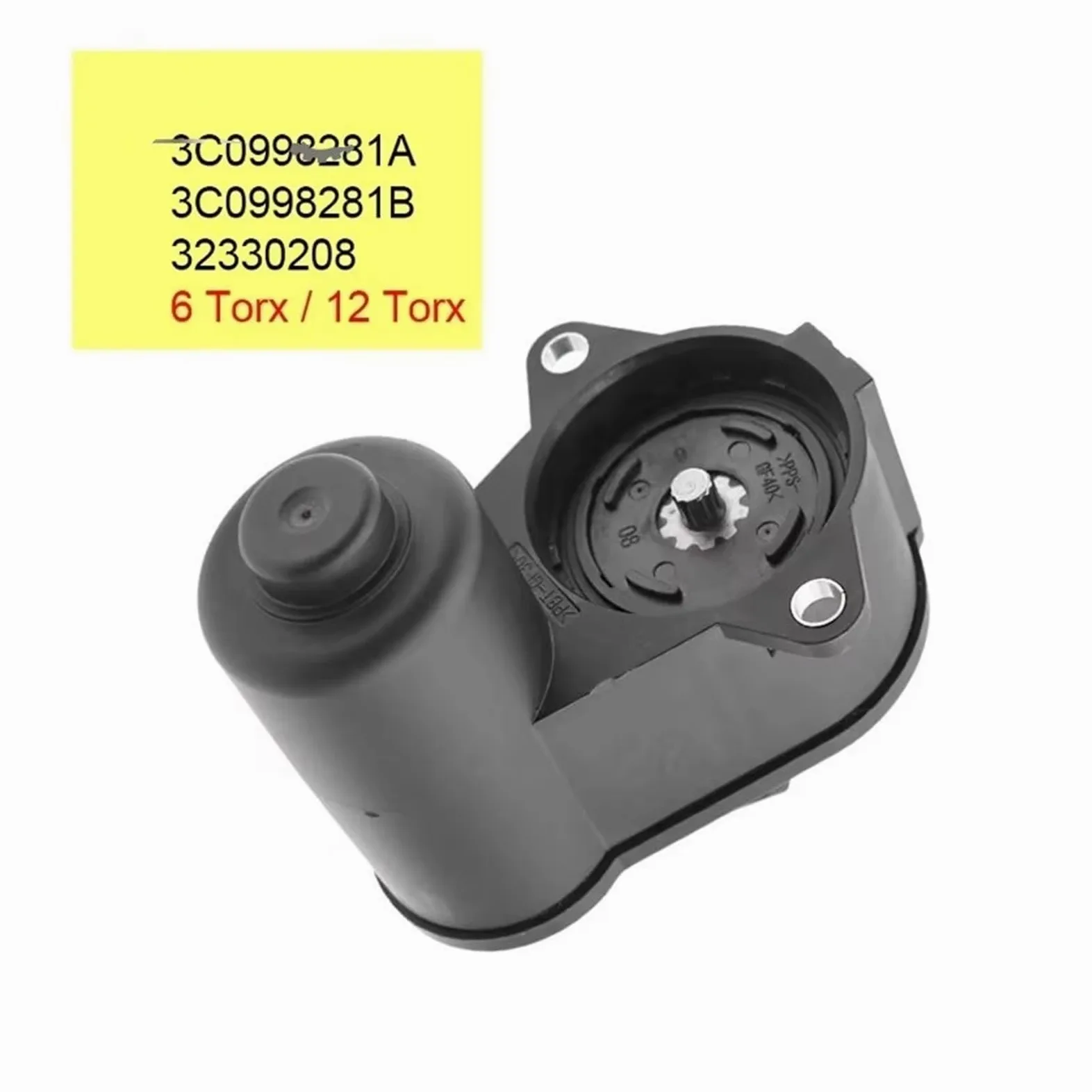 motor freno mano eléctrico Para VW Para Passat Para B6 Para CC | 3C0998281 3C0998281A 3C0998281B 6/12 Torx Pinza trasera Freno de mano Servomotor de estacionamiento(12torx)