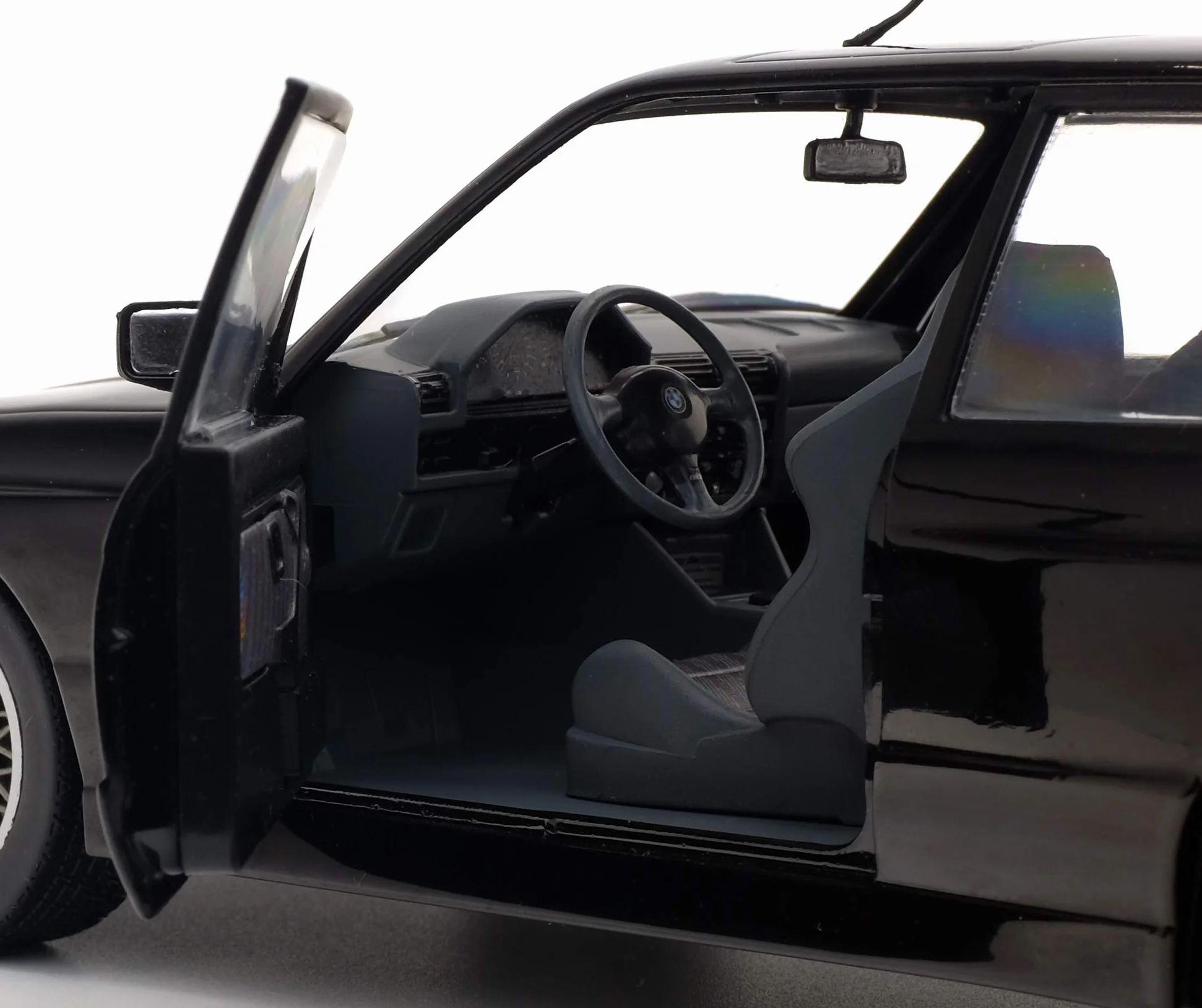 Solido- BMW – M3 E30 – 1990 Aucun Coche en Miniatura de colección, Color Negro, Talla única (S1801501)
