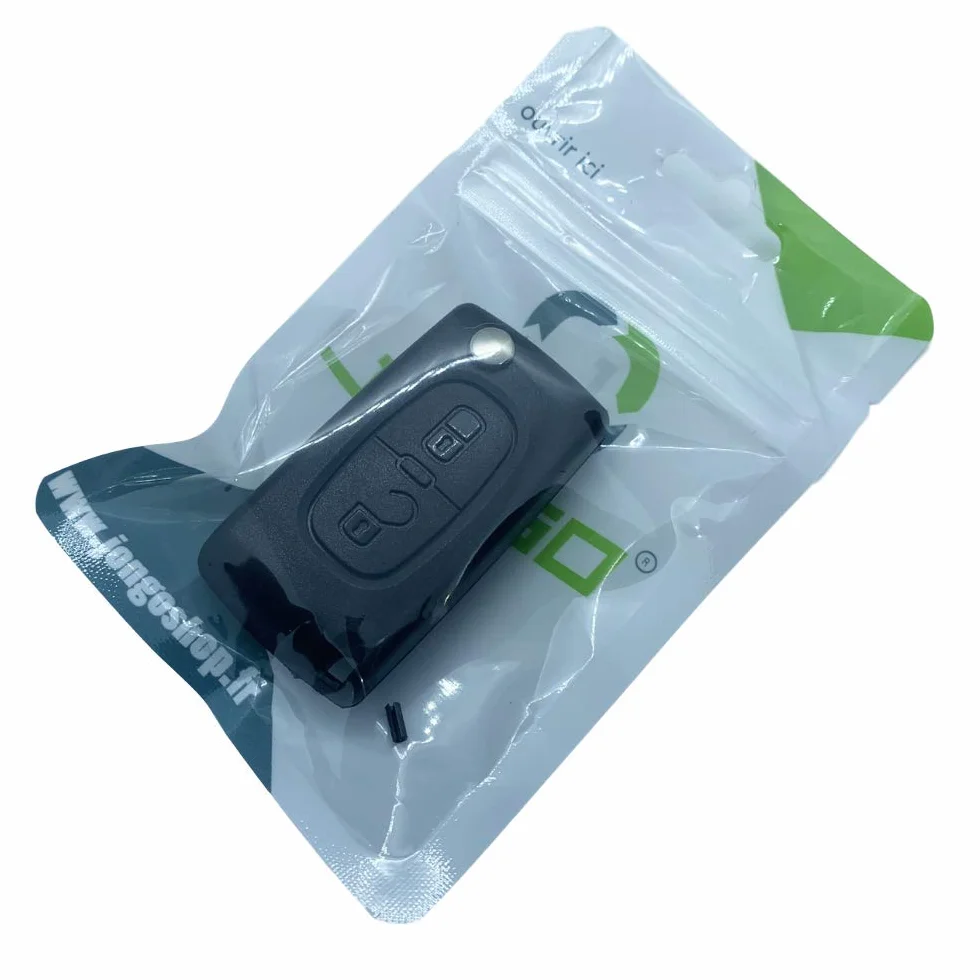 Funda Plip para Llaves Coche Mando a Distancia Compatible con Peugeot 207, 3008, 307, 308, Partner y Citroën C3, DS3, C4, Berlingo